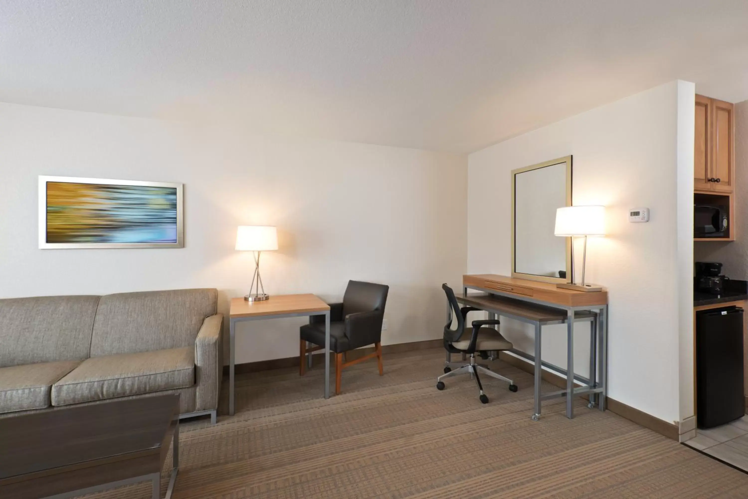 Bedroom, Seating Area in Holiday Inn Express Hotel & Suites Fraser Winter Park Area, an IHG Hotel