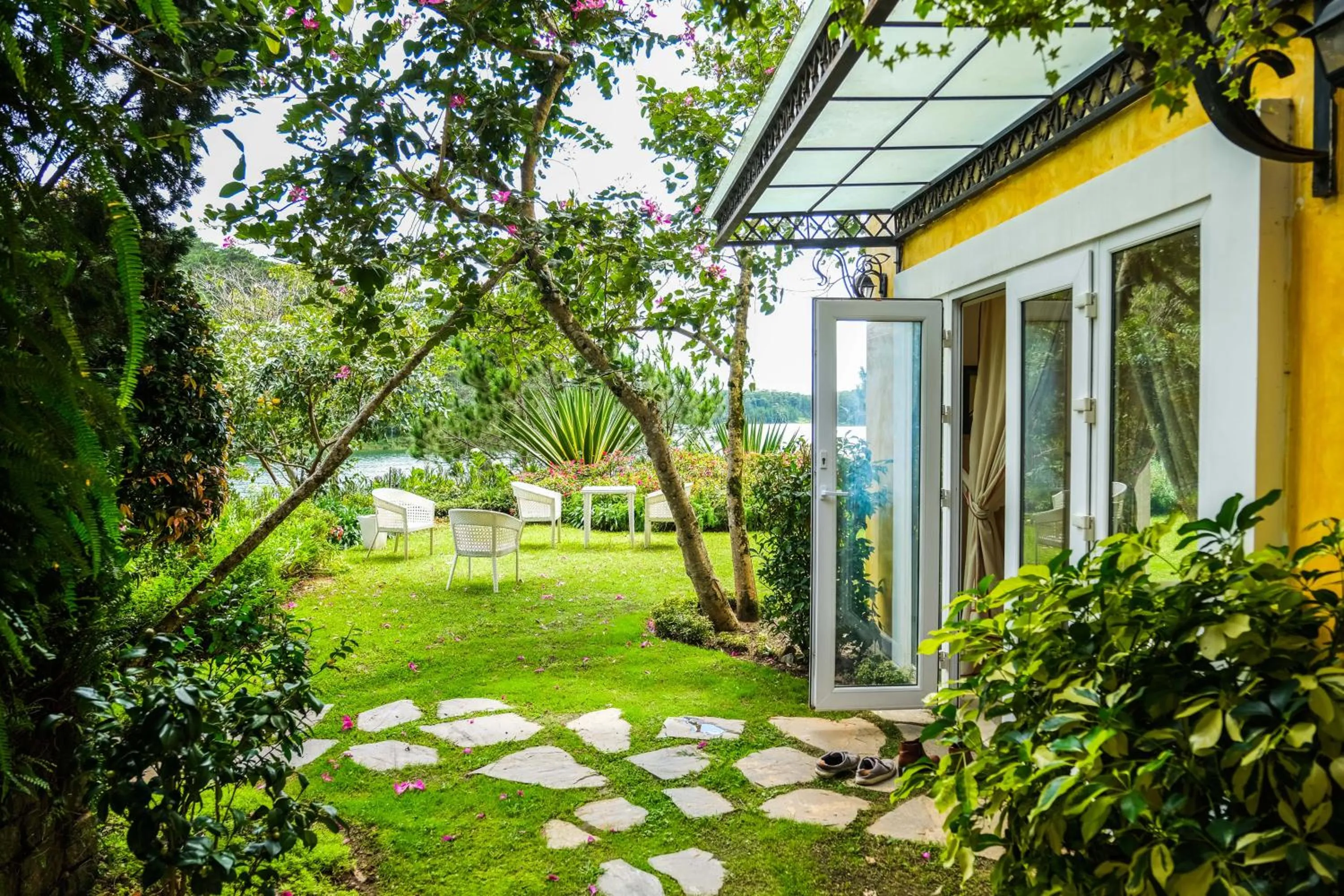 Garden view in Binh An Village Resort