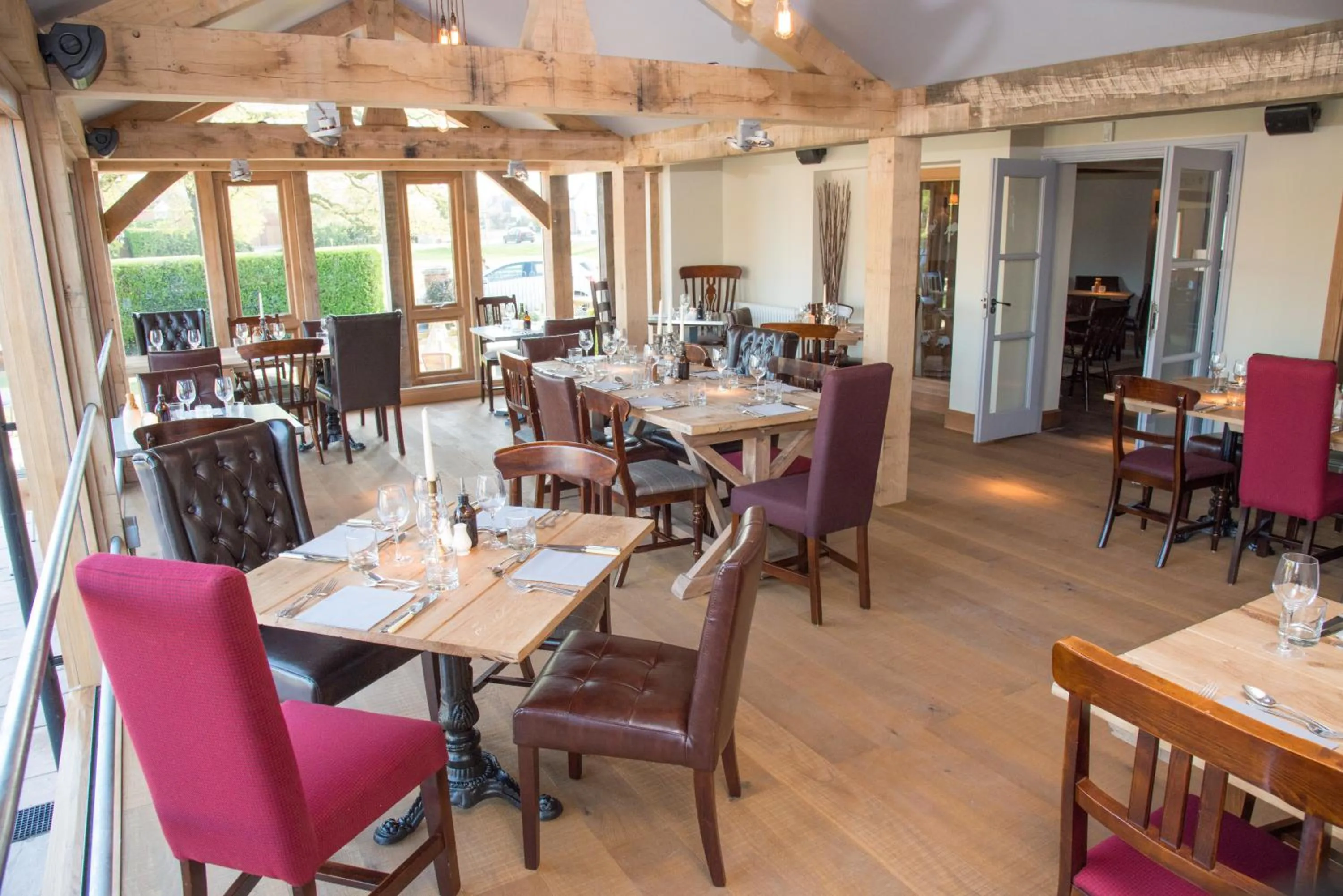 Dining area in The Swan Inn