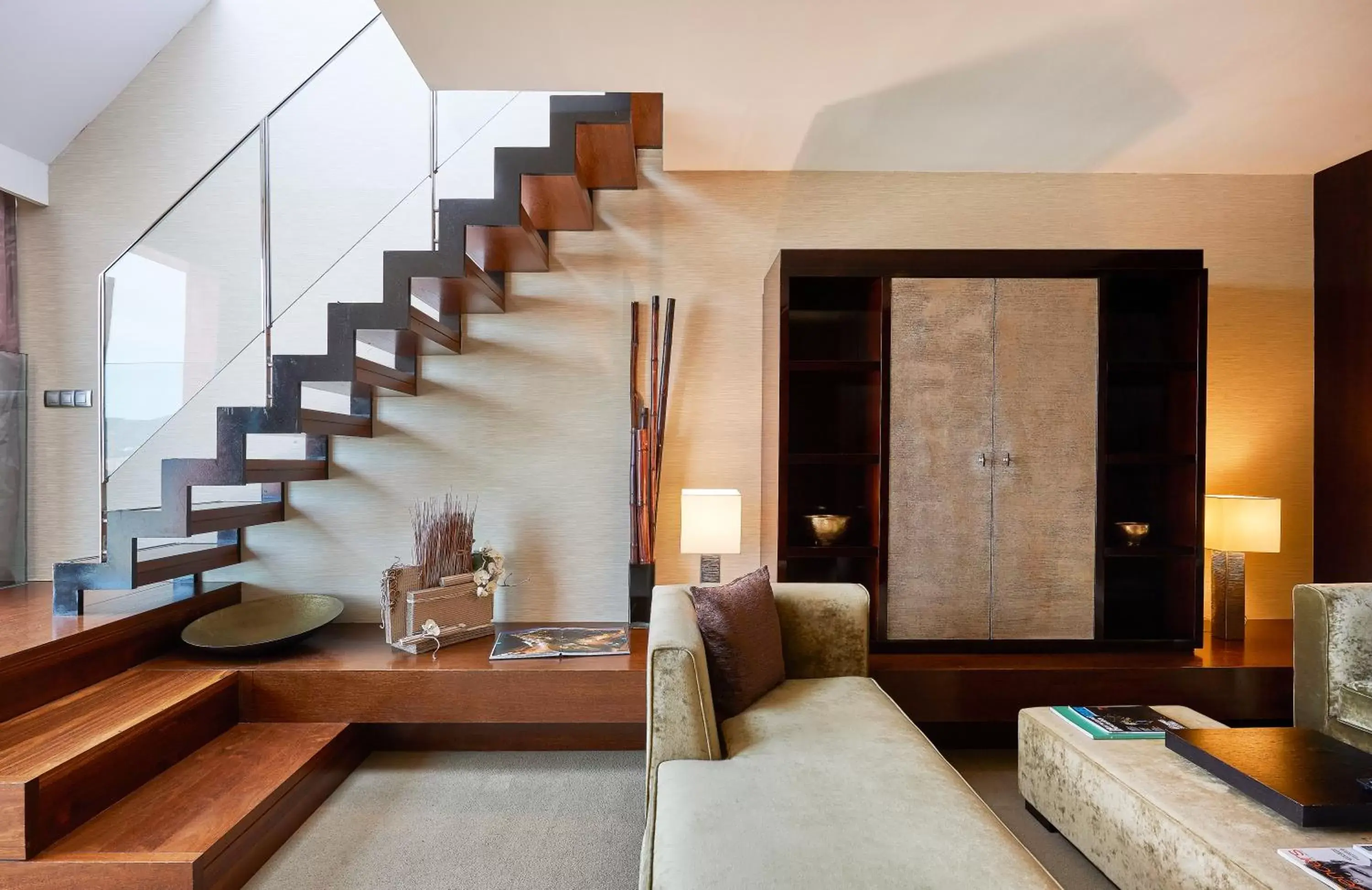 Living room, Seating Area in Hyatt Regency Barcelona Tower