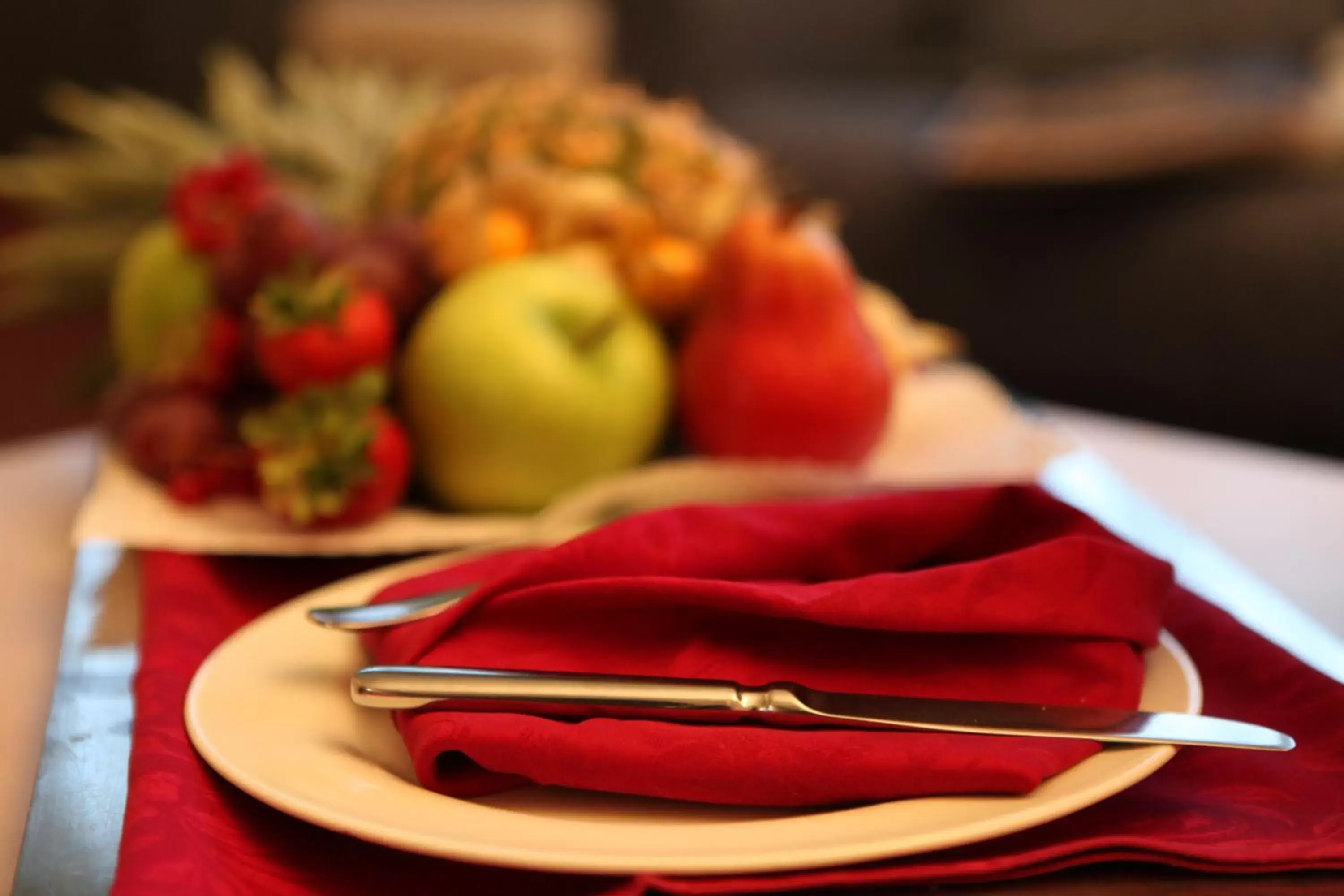 Decorative detail, Food in Hotel Galilei