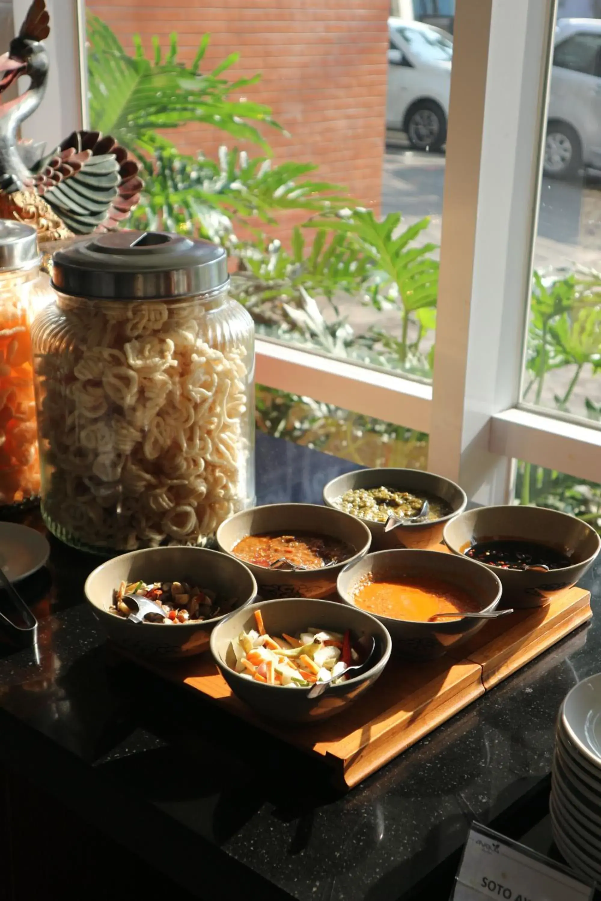 Buffet breakfast in La Lisa Hotel Surabaya Buffet breakfast in La Lisa Hotel Surabaya