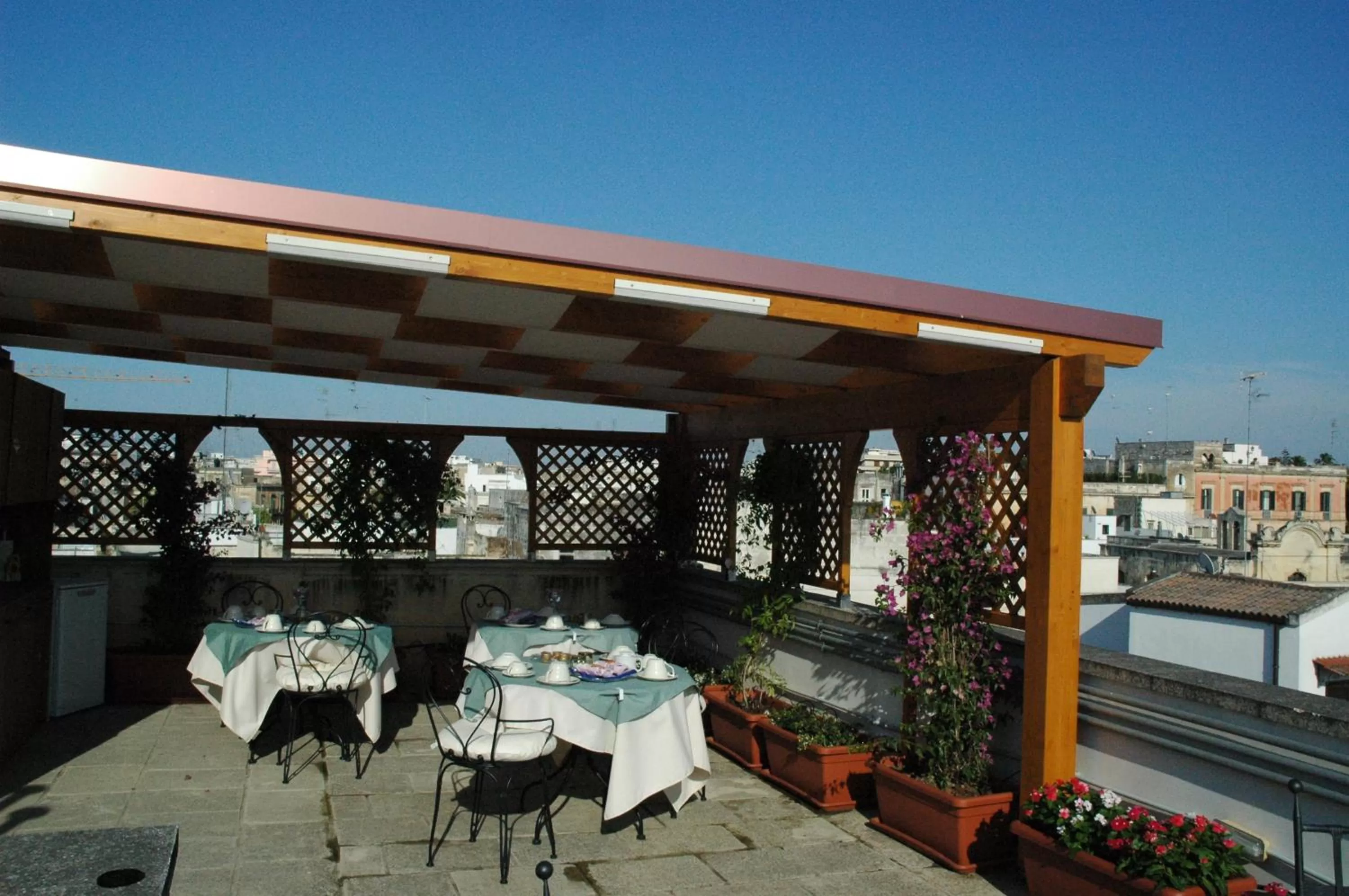 Balcony/Terrace, Restaurant/Places to Eat in B&B Corte Barocca