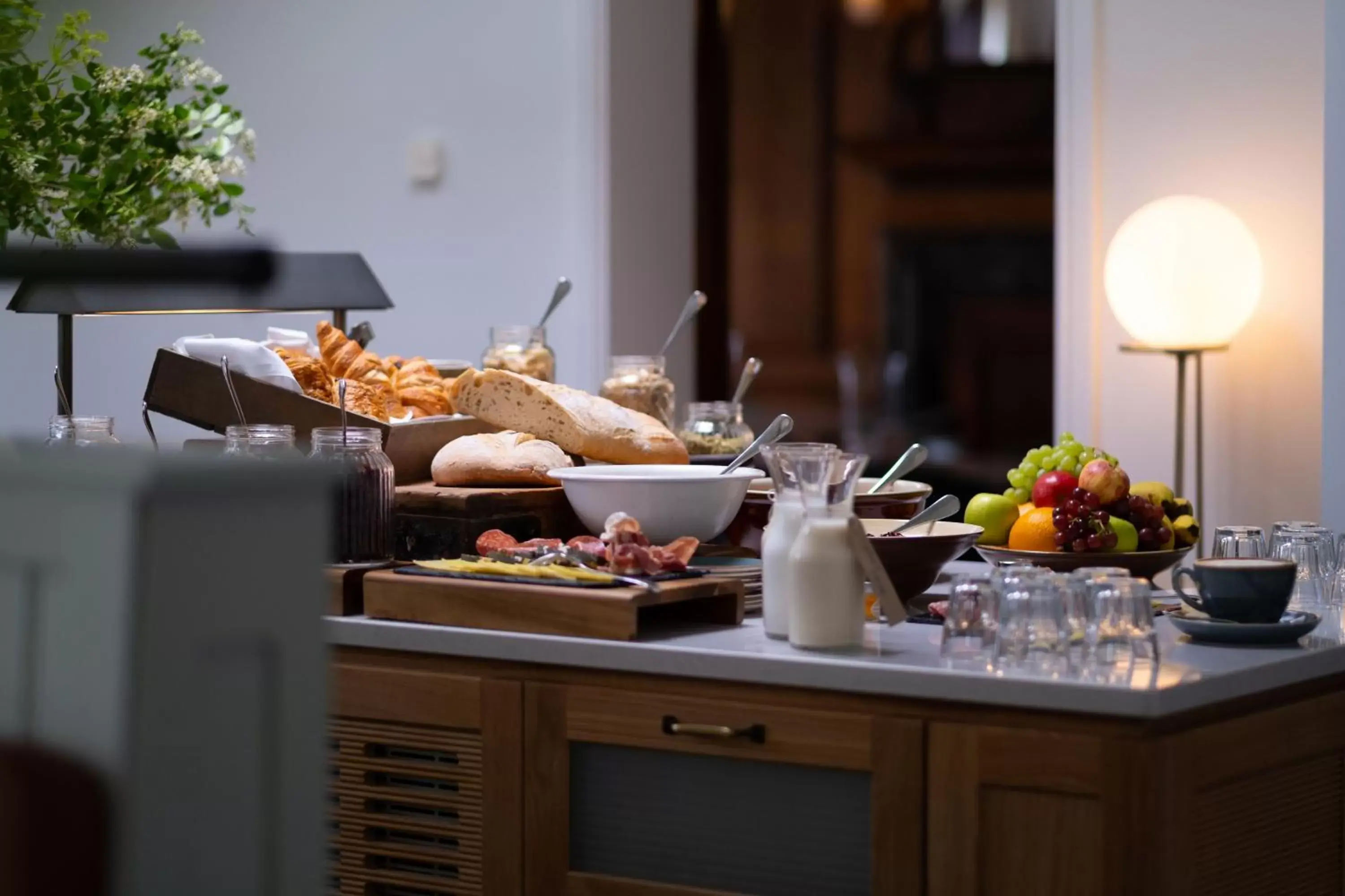 Buffet breakfast in Fowey Hall - A Luxury Family Hotel