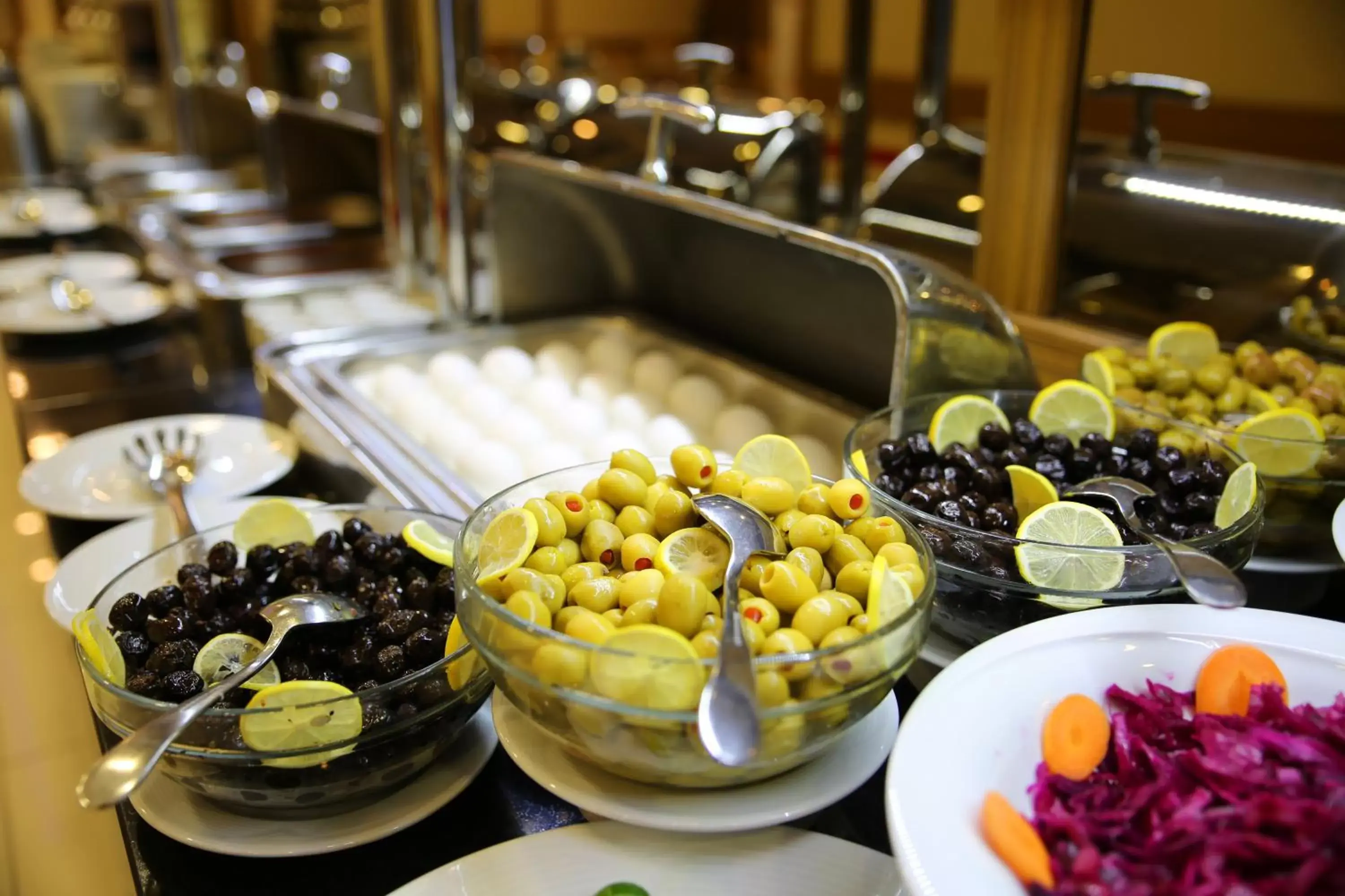 Buffet breakfast in Alpinn Hotel Istanbul