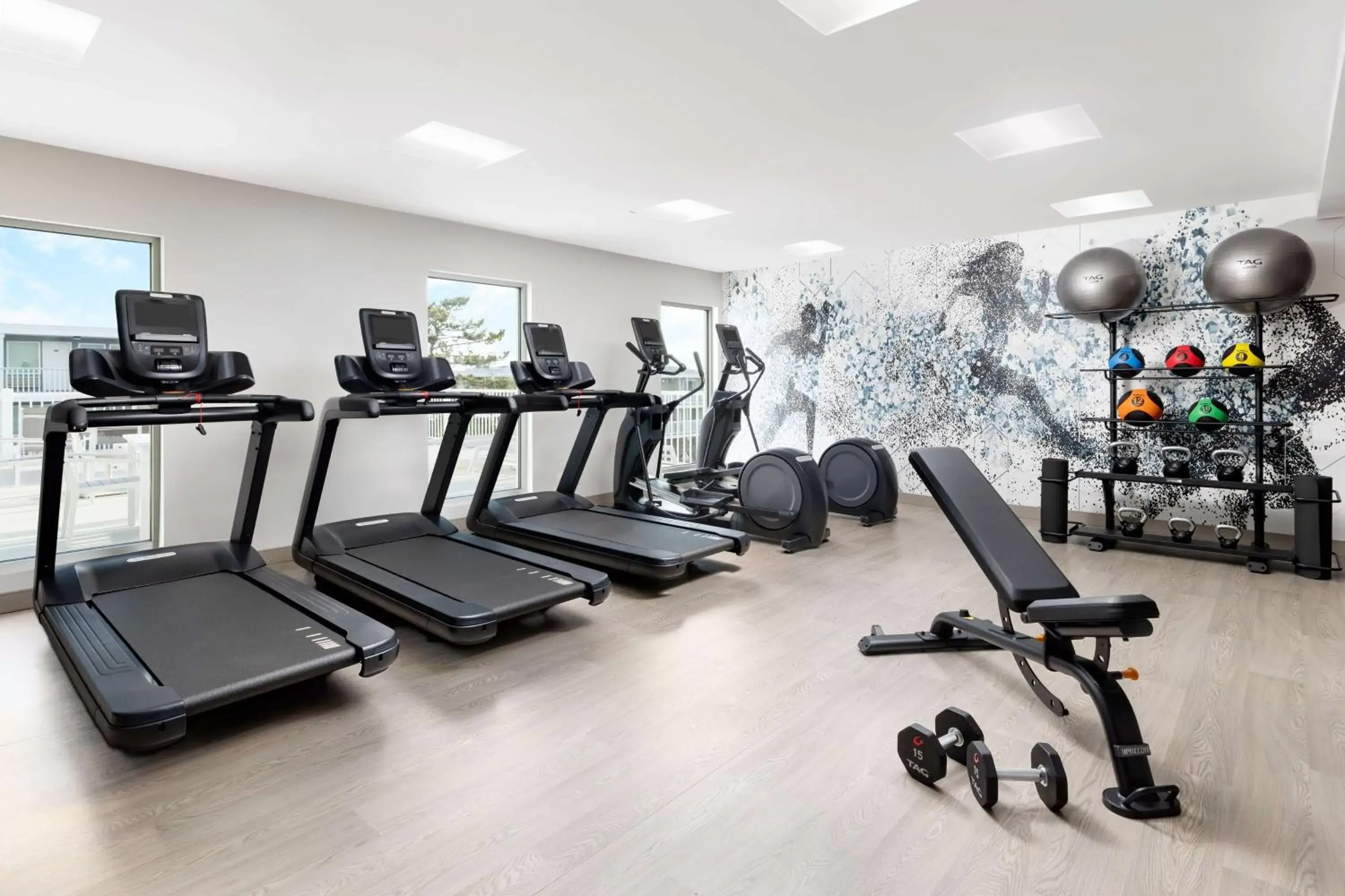 Fitness centre/facilities, Fitness Center/Facilities in Hilton Garden Inn Ocean City Oceanfront