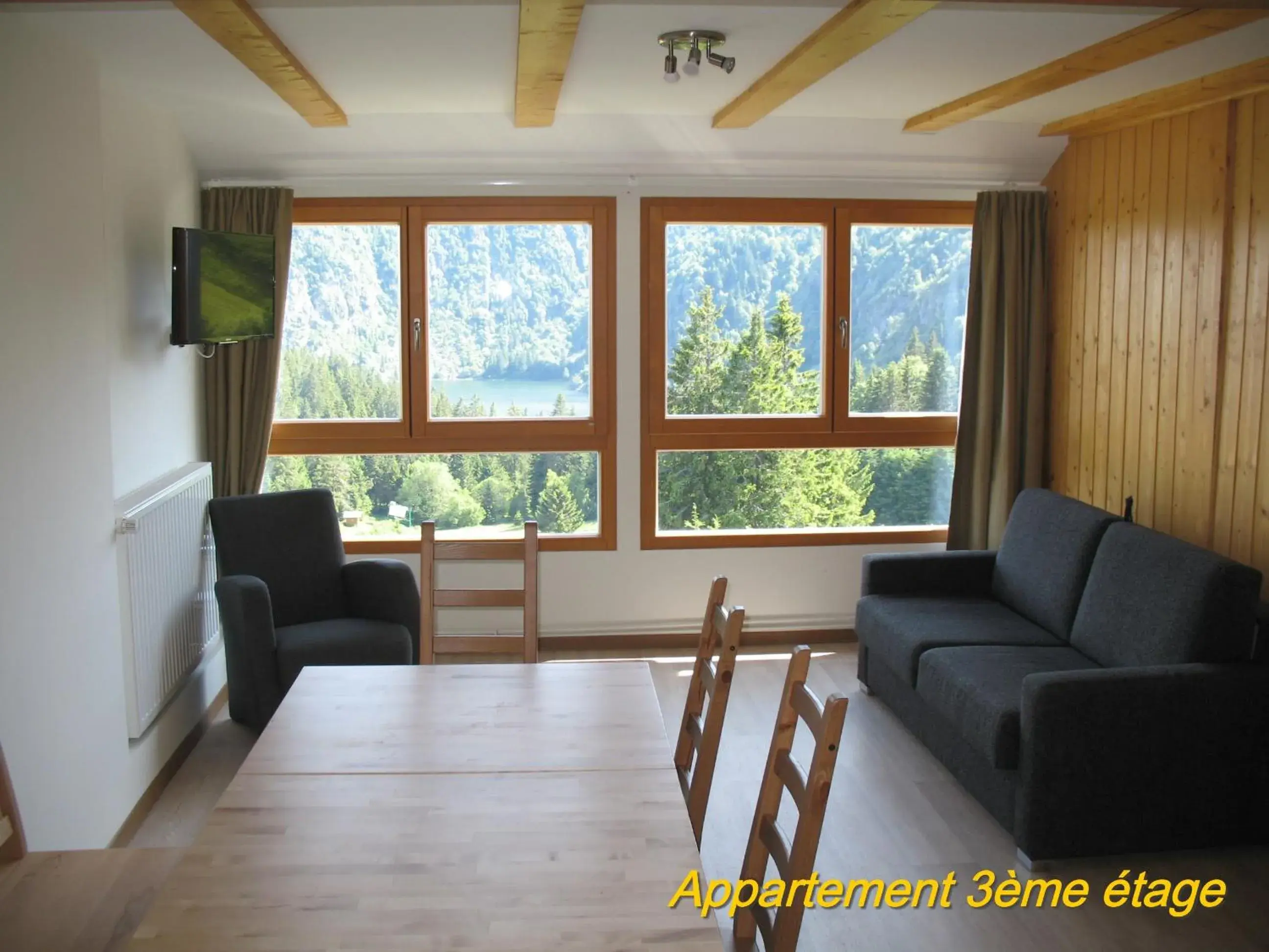Living room, Seating Area in Les Terrasses du Lac Blanc - Studios & Appartements