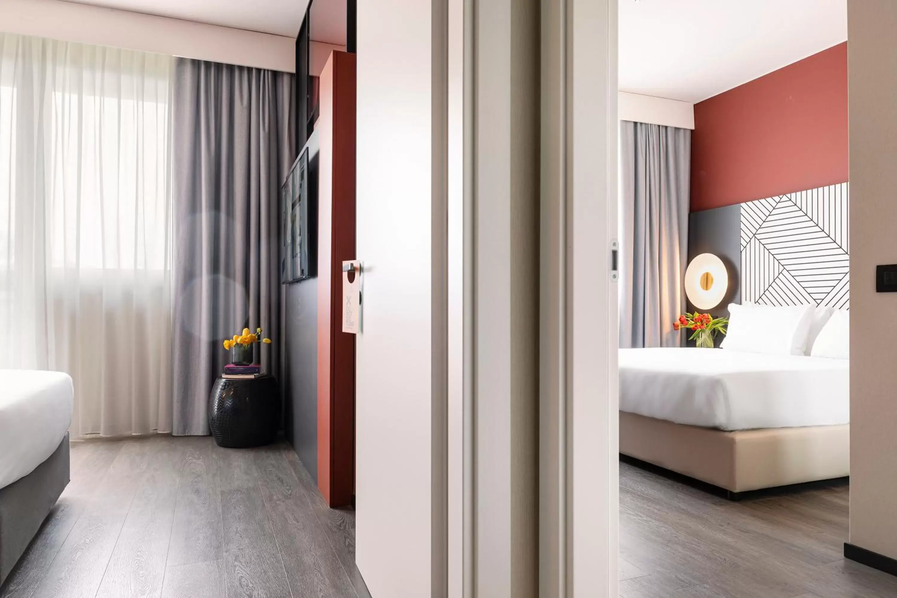 Bedroom, Bed in Quark Hotel Milano