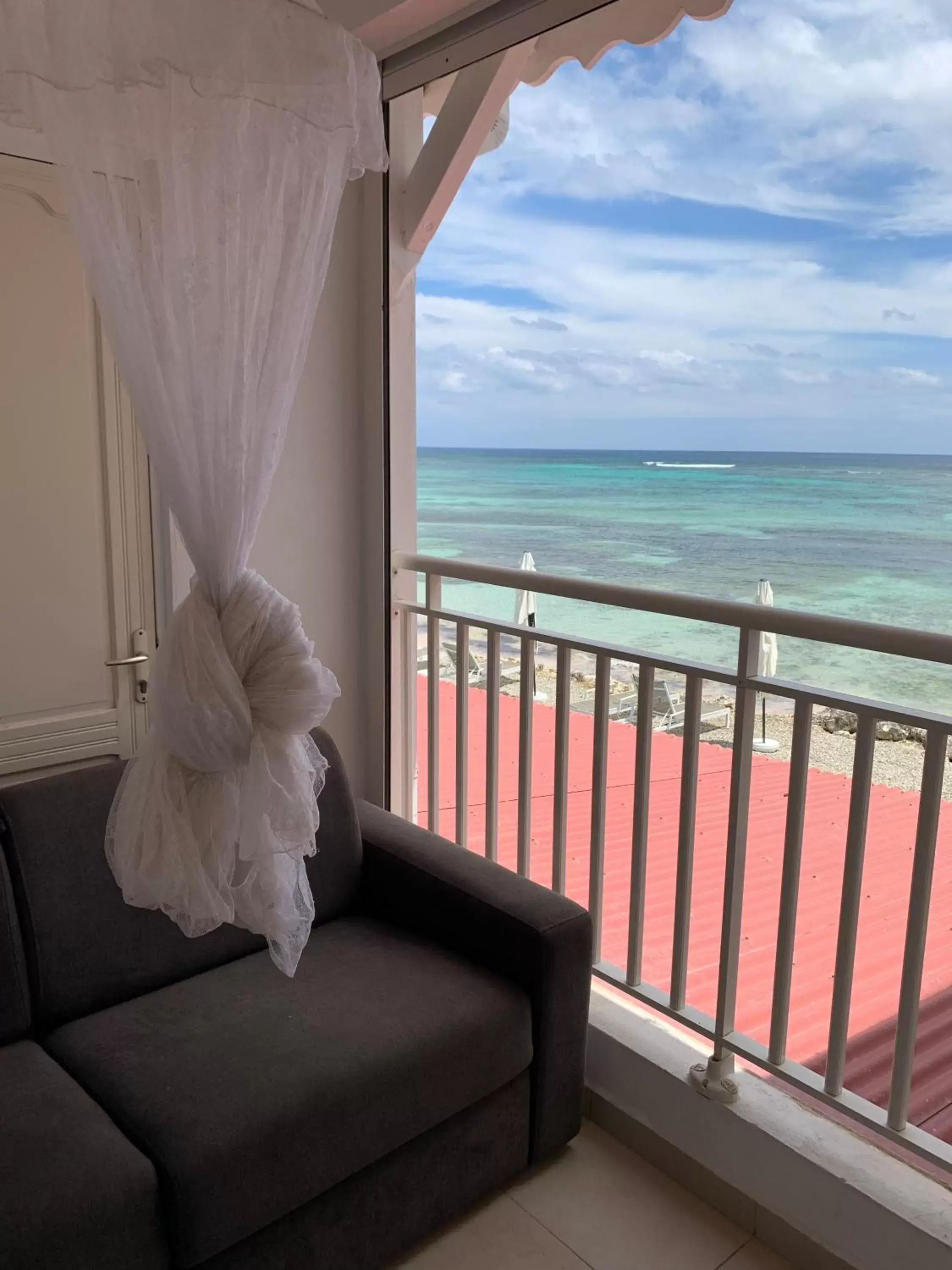 Balcony/Terrace in Coco Beach Marie-Galante