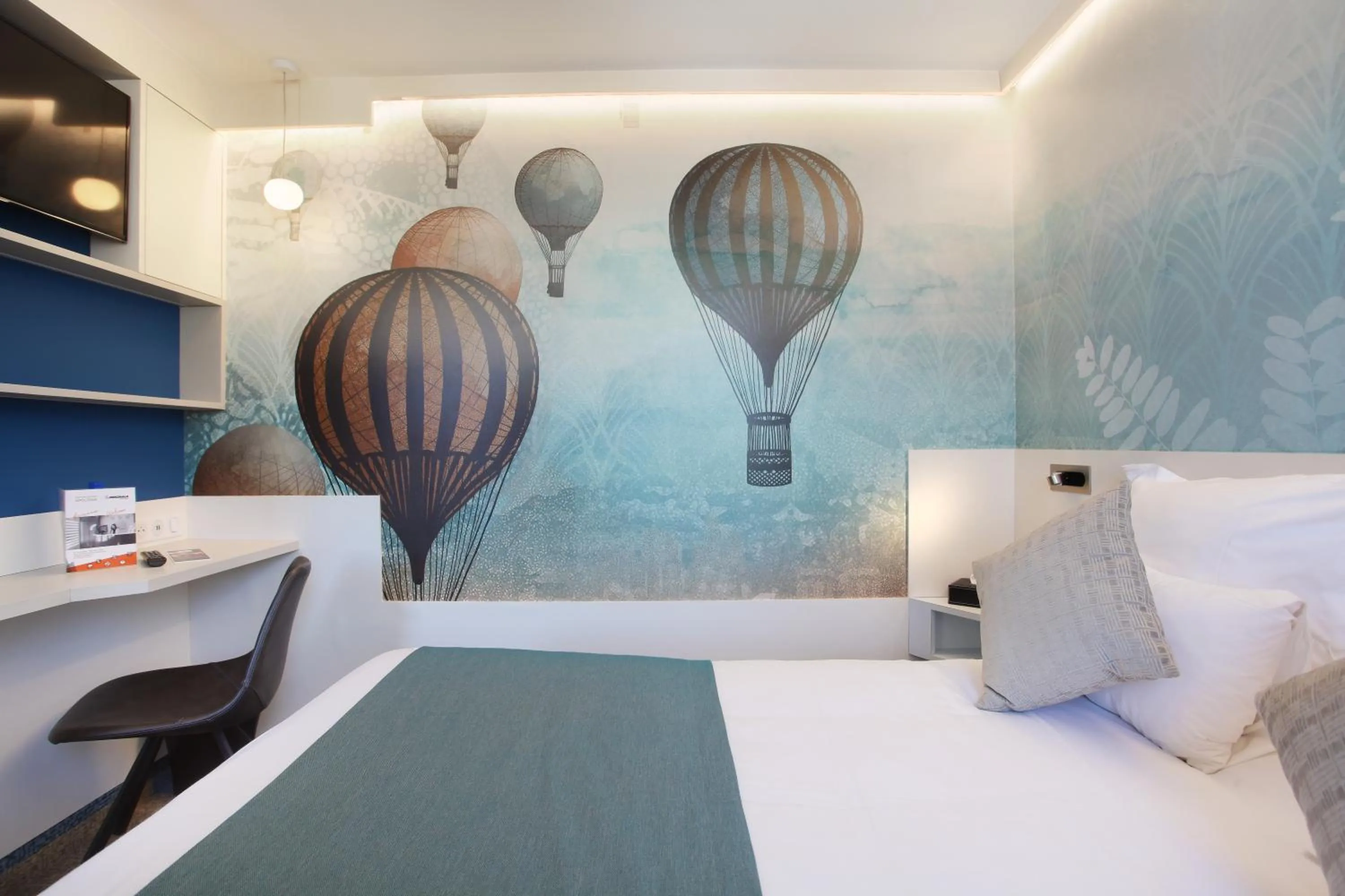 Bedroom, Bed in Hotel Apolonia Paris Mouffetard, Sure Hotel Collection by Best Western