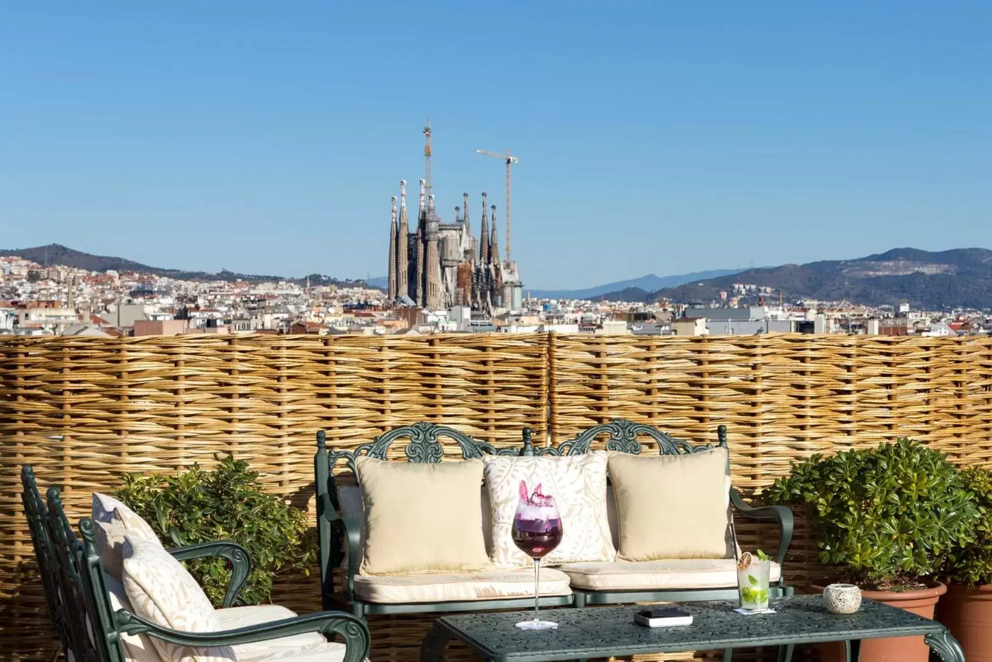 City view in Hotel El Palace Barcelona