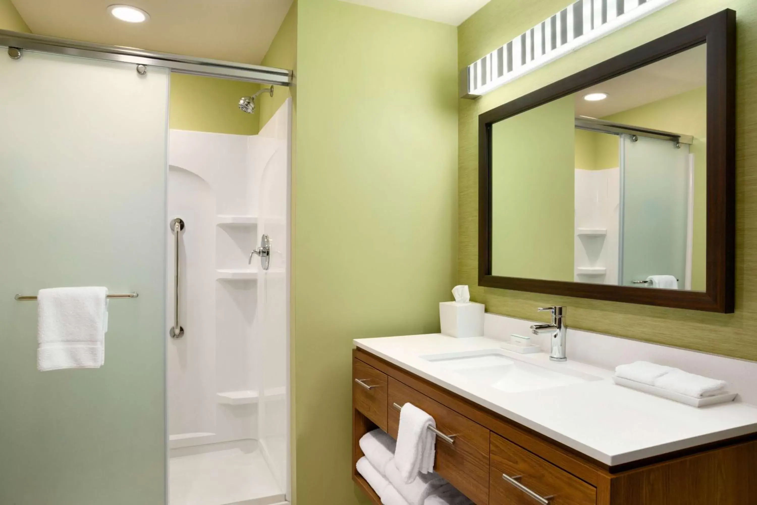 Bathroom in Home2 Suites By Hilton Birmingham Downtown