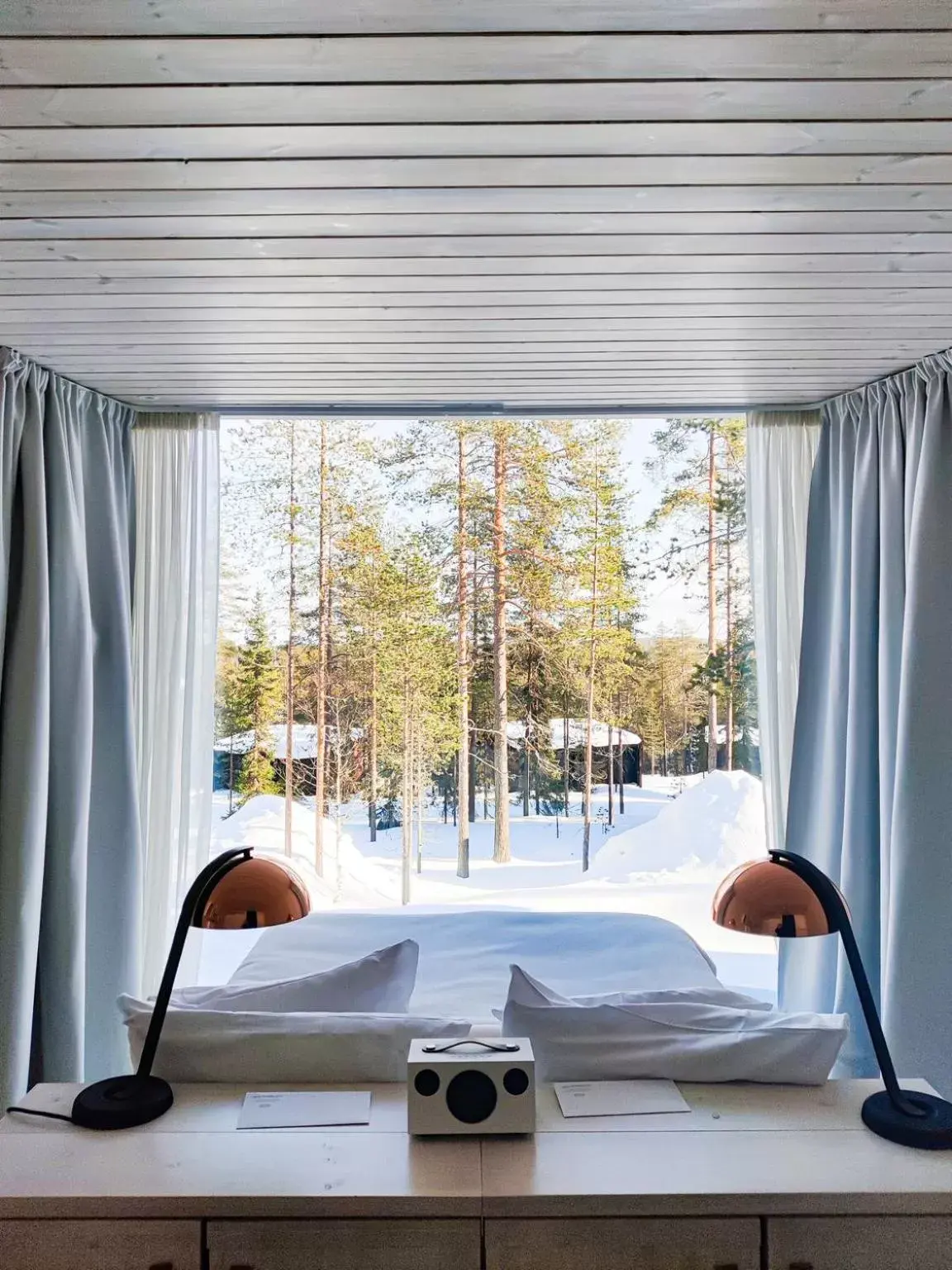 Bedroom in Arctic TreeHouse Hotel