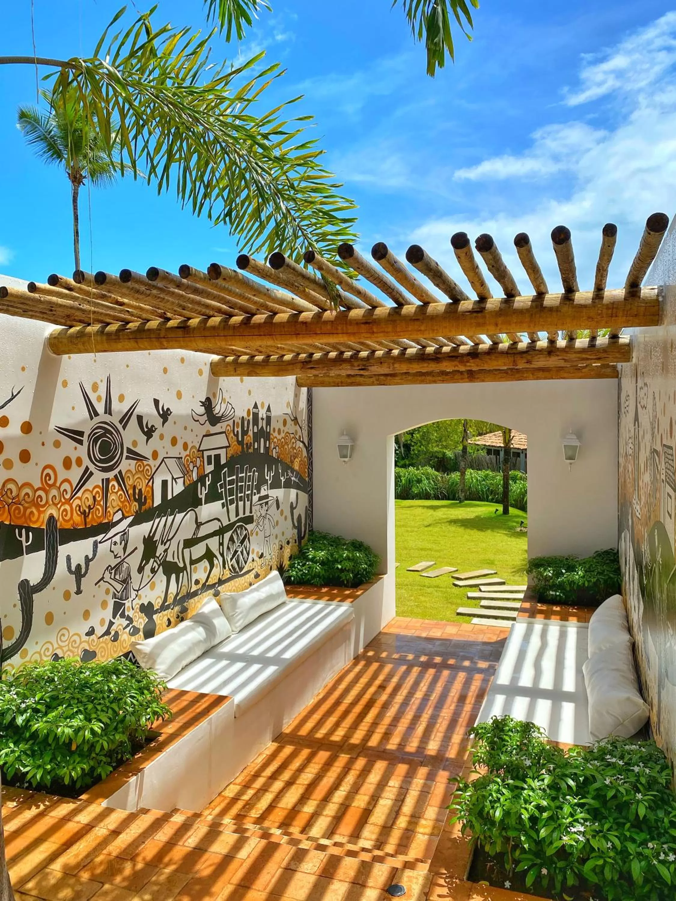 Garden view in Villa Canziani & Donato