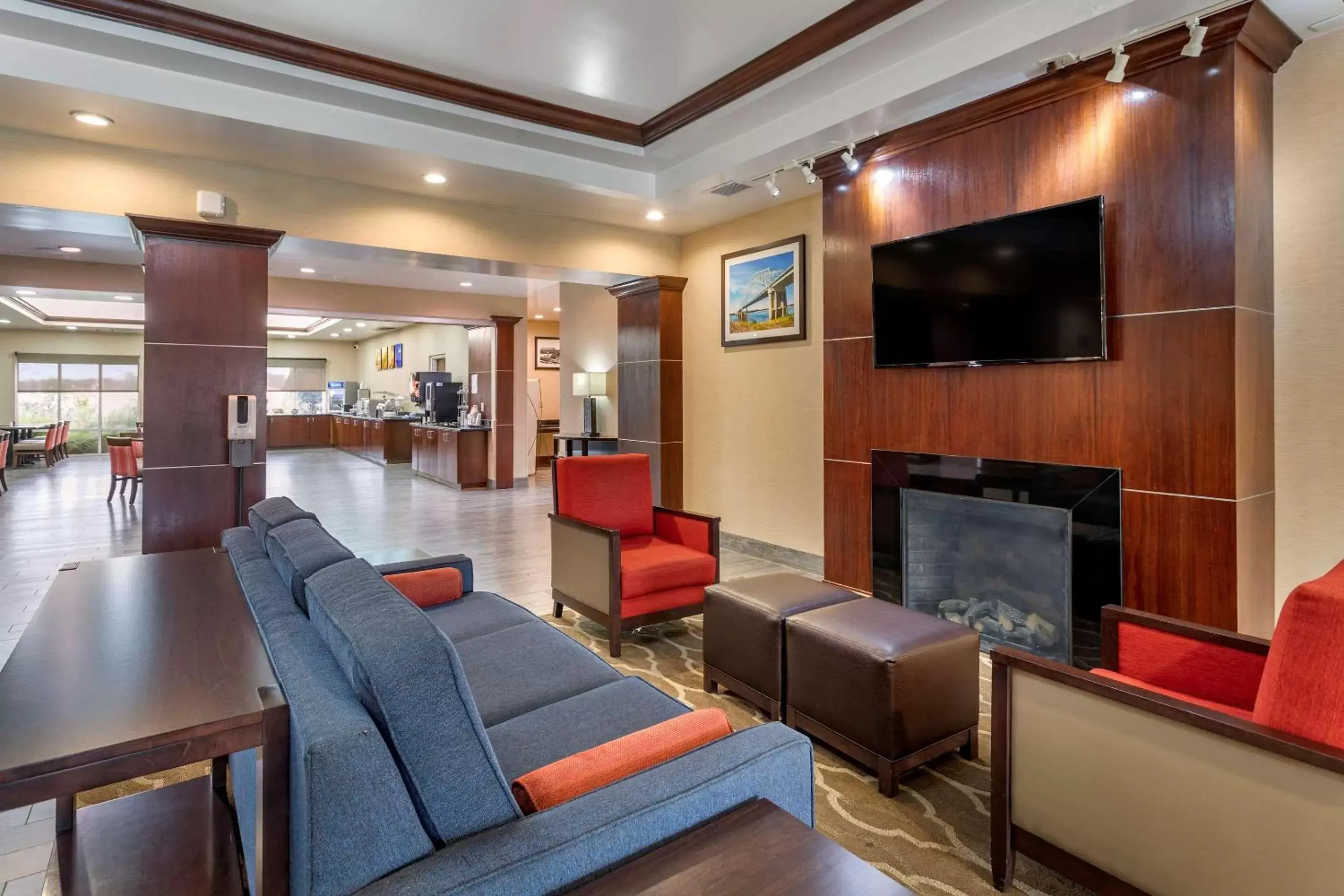 Lobby or reception in Comfort Suites Olive Branch