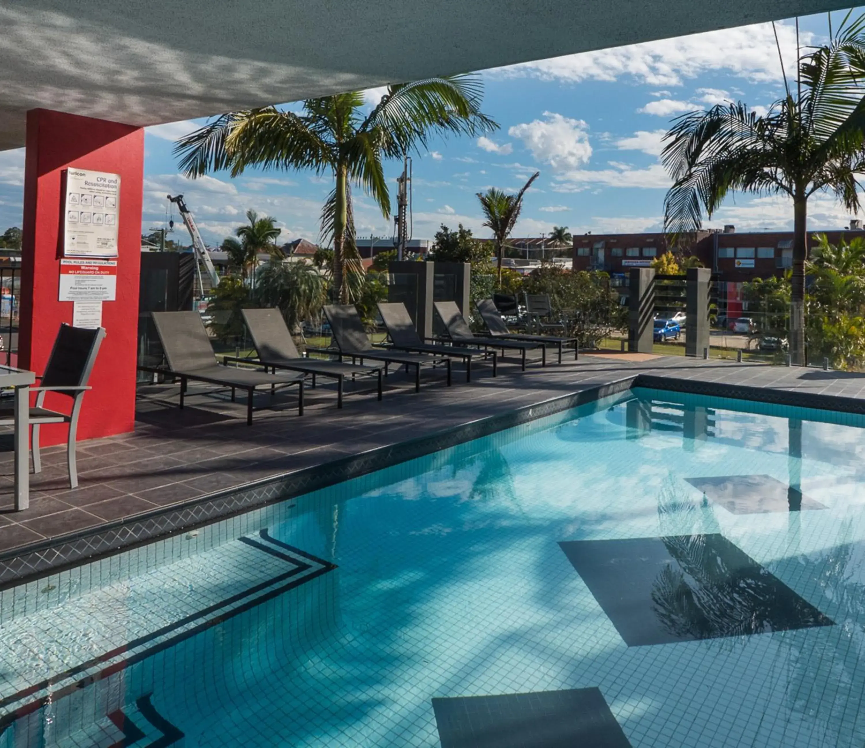 Day, Swimming Pool in The Chermside Apartments