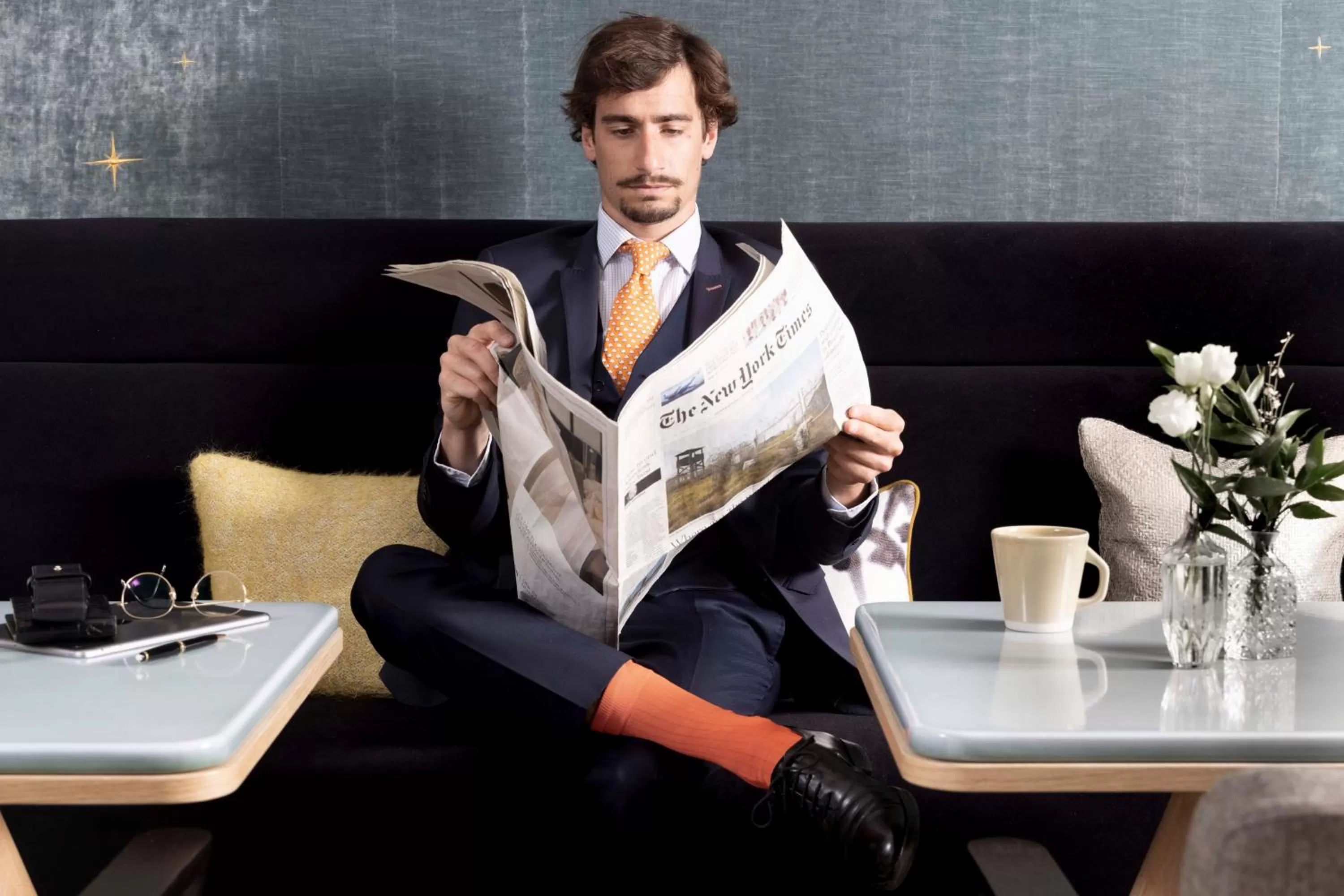 Living room in Hotel Louvre Montana