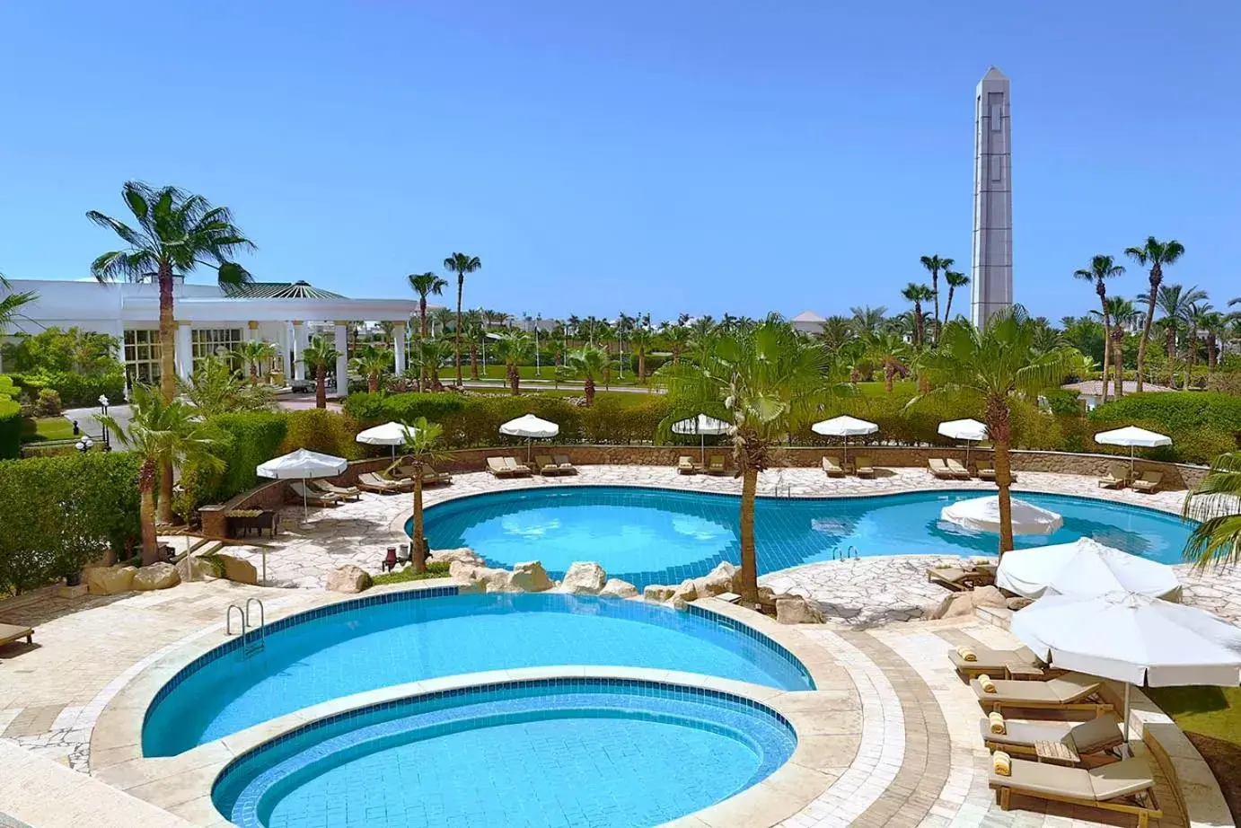 Swimming pool, Pool View in Safir Sharm Waterfalls Resort