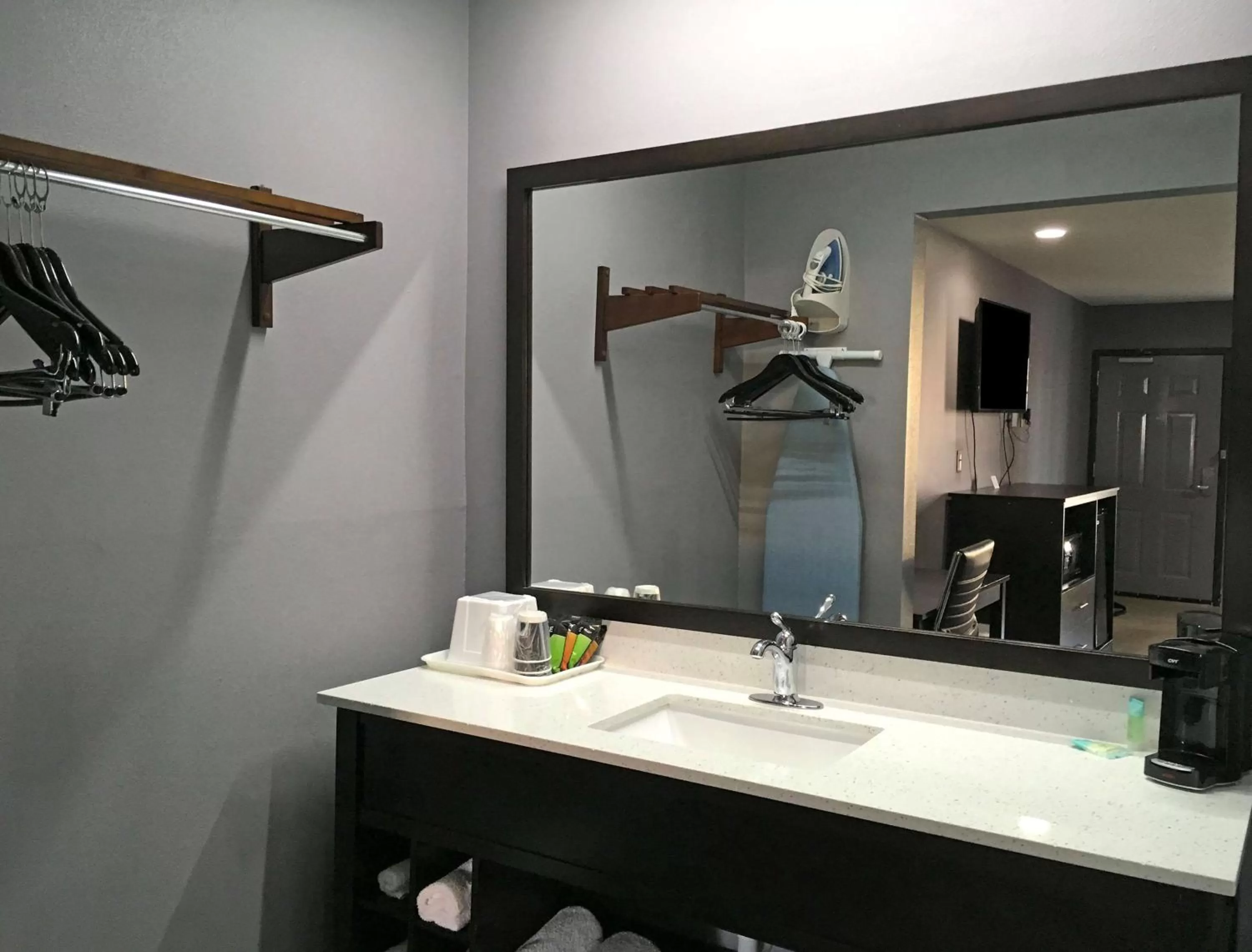 Bathroom in Americas Best Value Inn Denham Springs