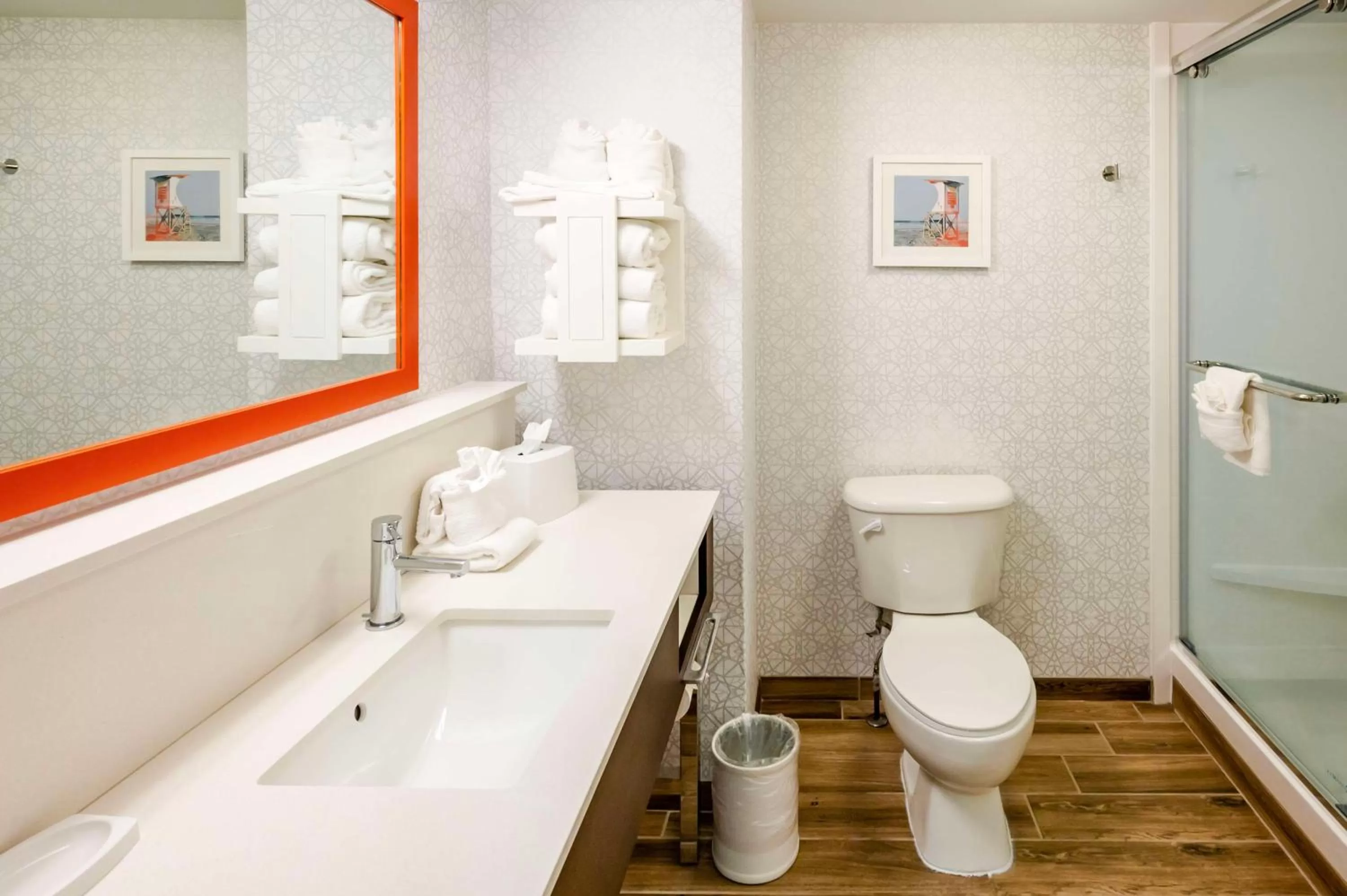 Bathroom in Hampton Inn Wilmington-Medical Park