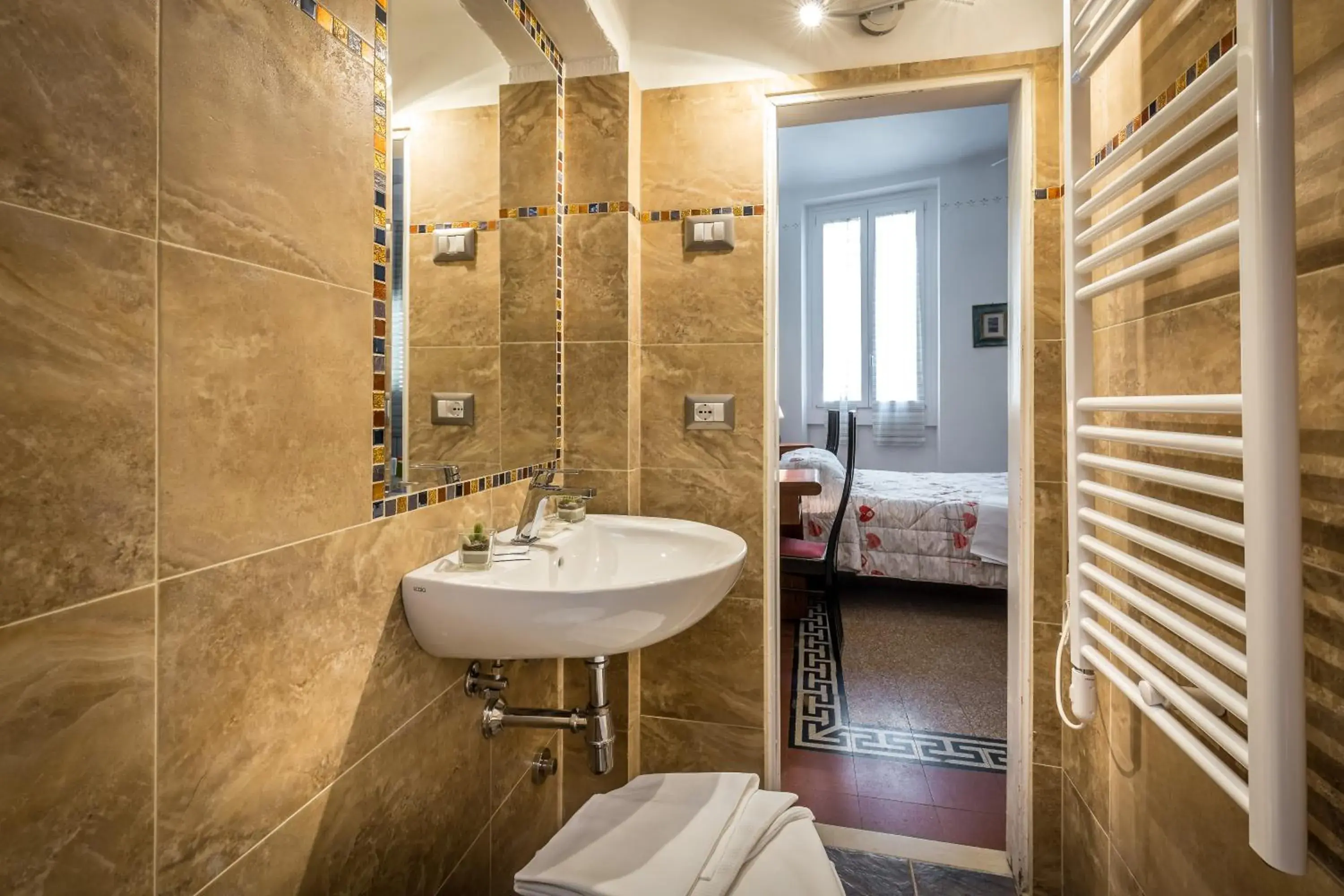 Bathroom in Hotel Ferretti