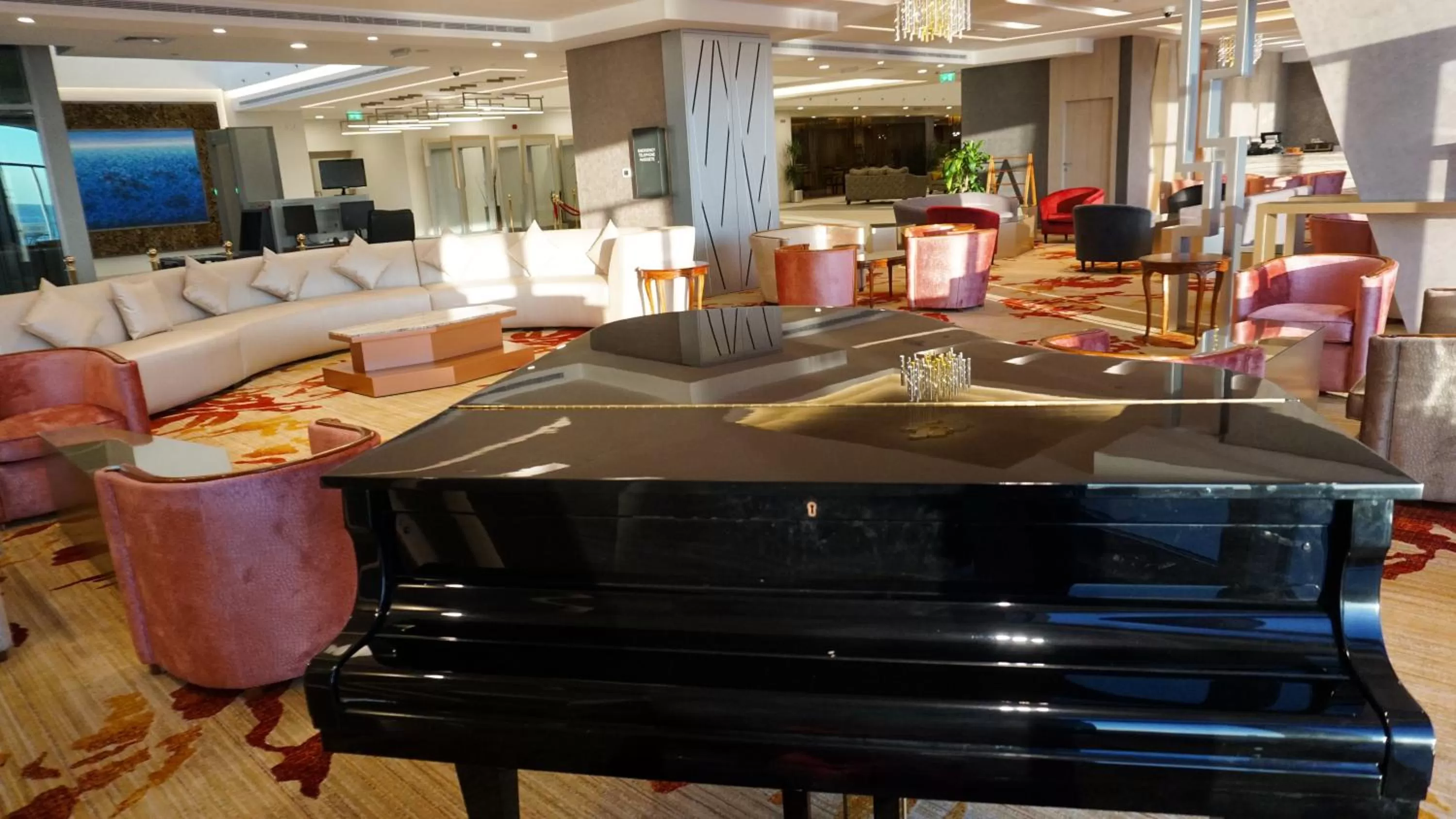 Staff in Al Kout Beach Hotel