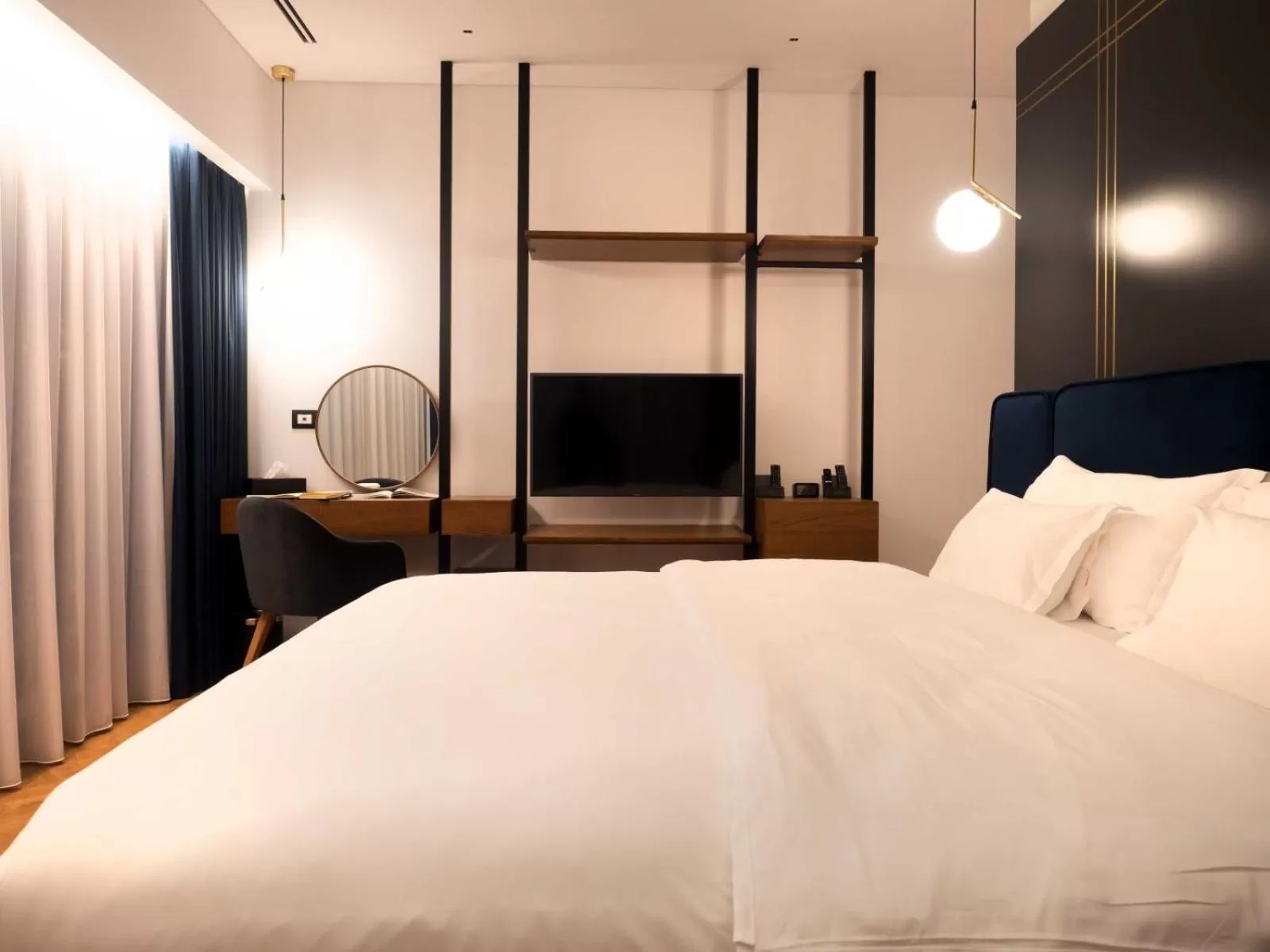 Bed in Moncafe Boutique Hotel & SPA Tirana