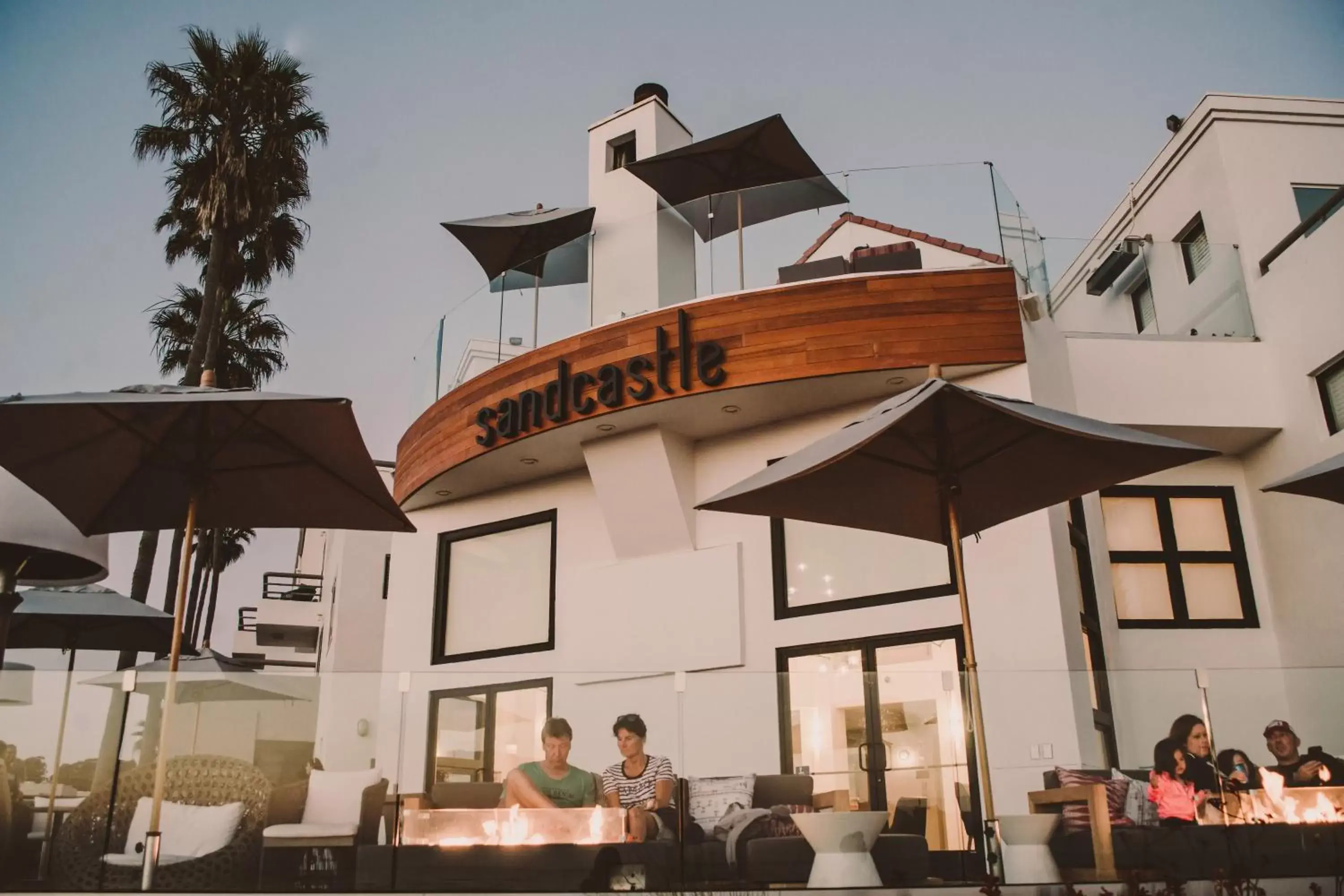 Patio in Sandcastle Hotel on the Beach