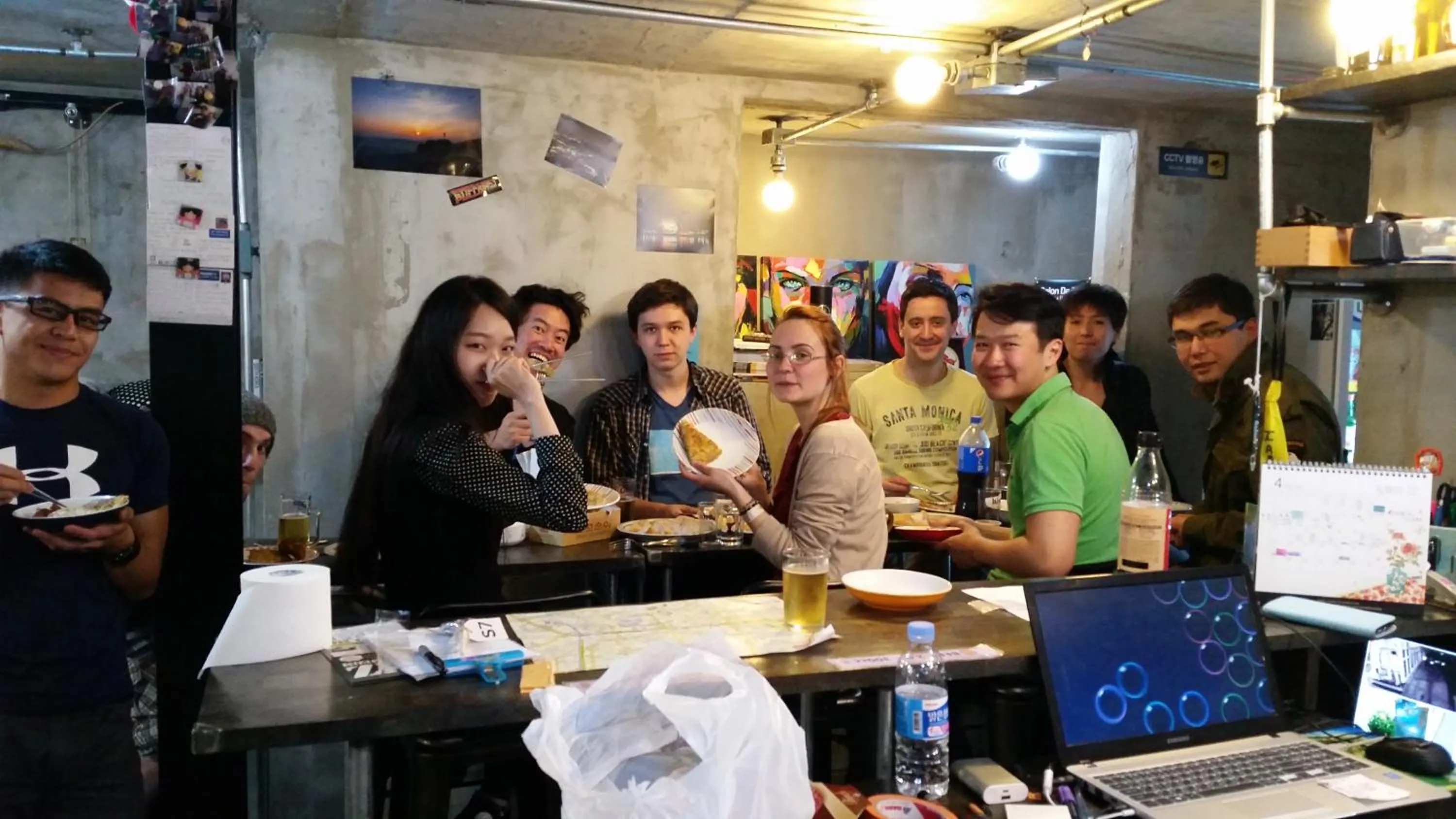 Lounge or bar in Time Travelers Party Hostel In Hongdae