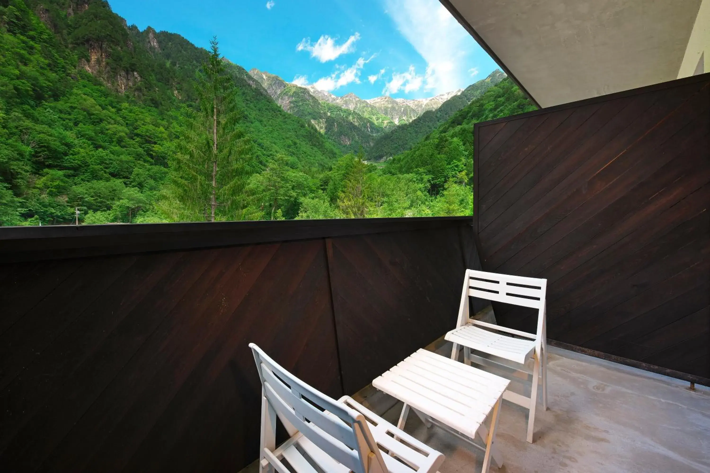 Balcony/Terrace, Mountain View in Hotel Hotaka