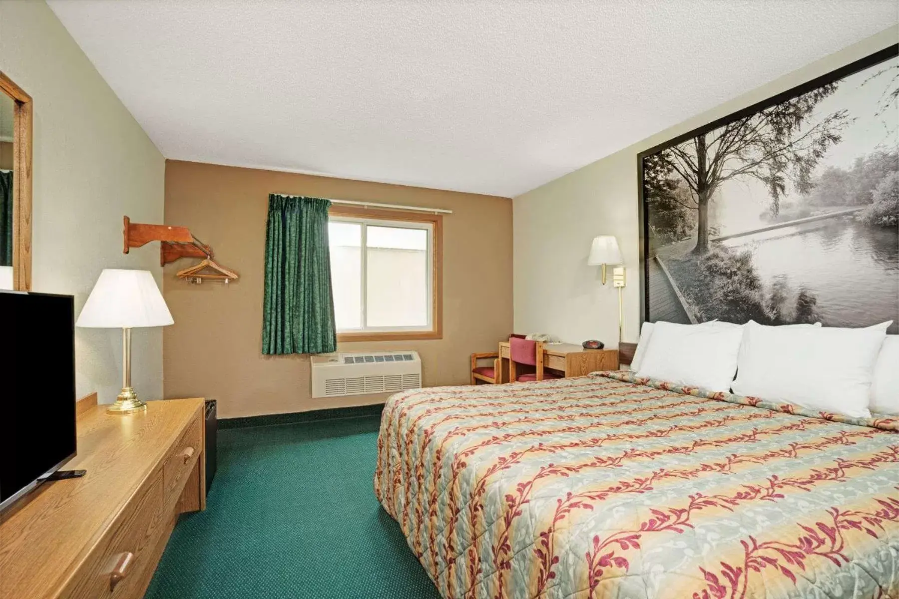 Photo of the whole room, Bed in Super 8 by Wyndham Rogers Minnesota