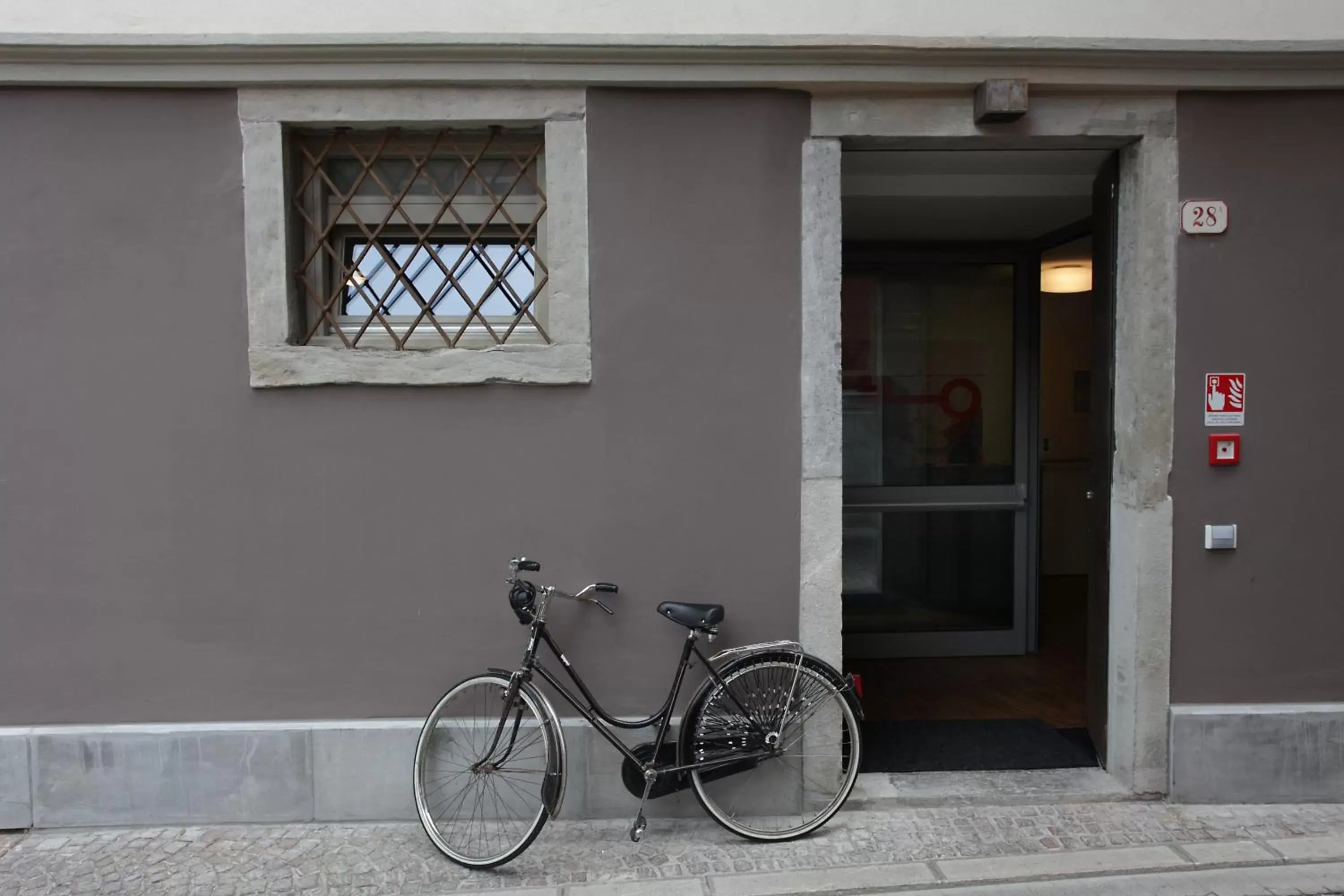 Facade/entrance in Albergo al Vecchio Tram