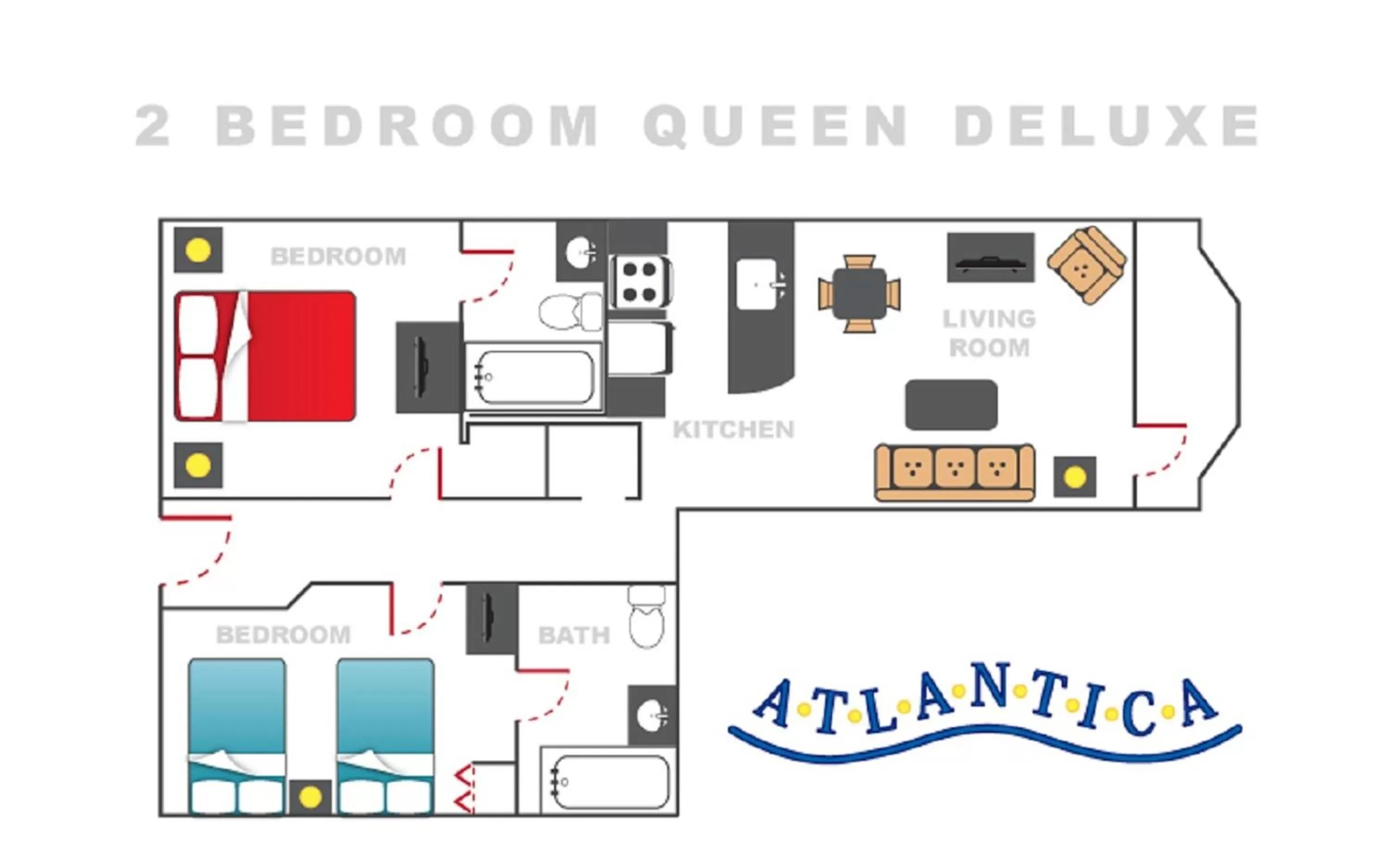 Floor plan in Atlantica Resort