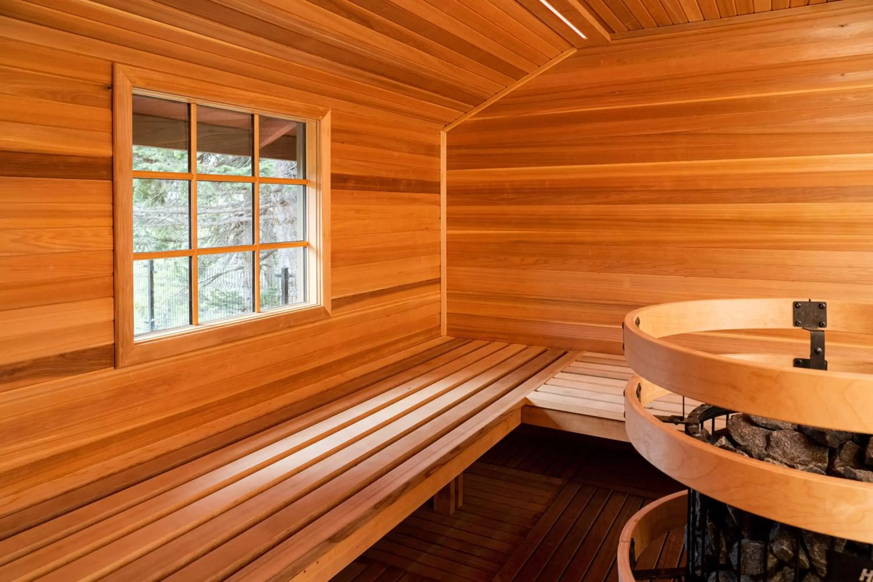 Sauna in The Hidden Ridge Resort