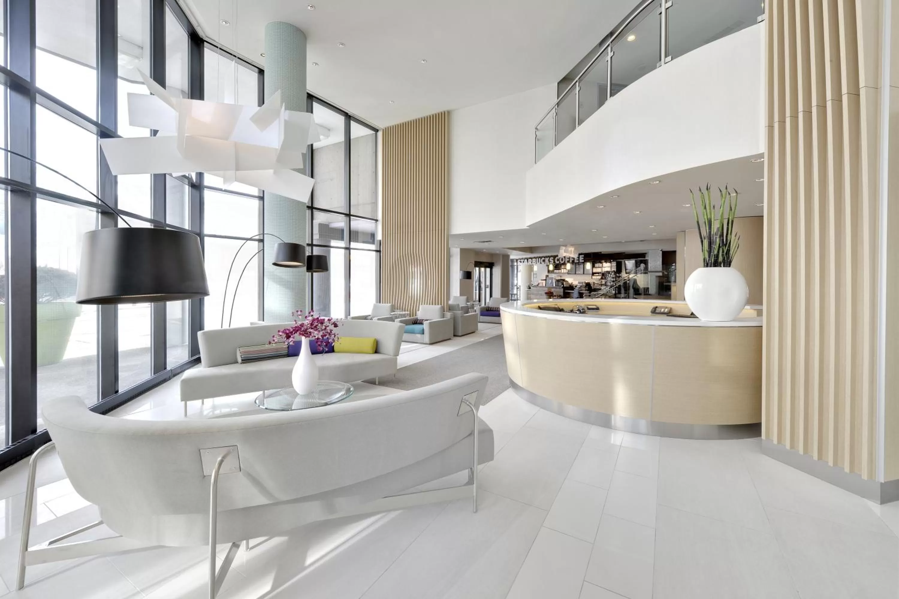 Communal lounge/ TV room in Radisson Blu Toronto Downtown