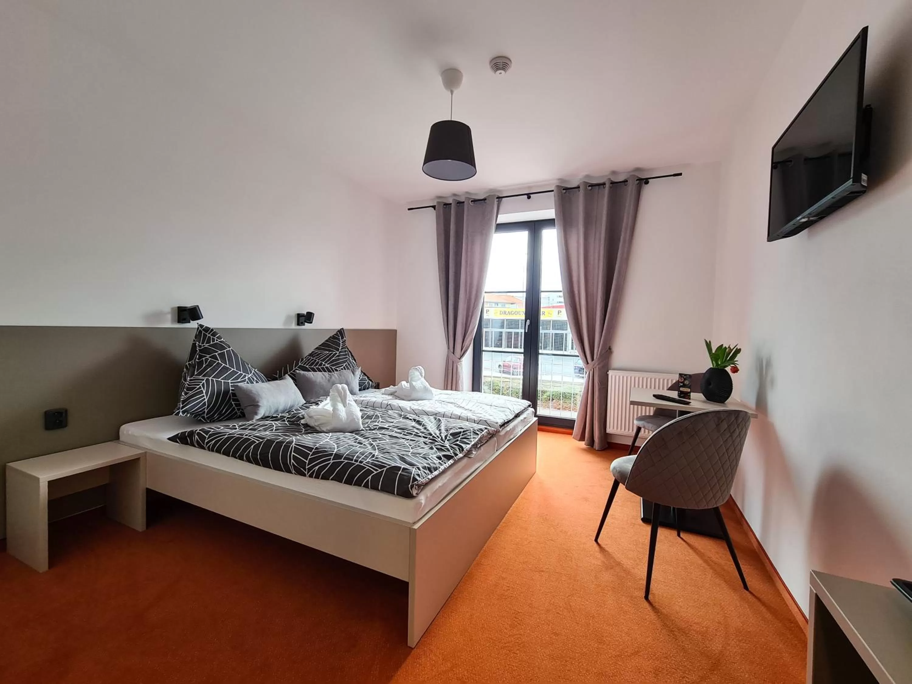 Bed in Pension Berlin