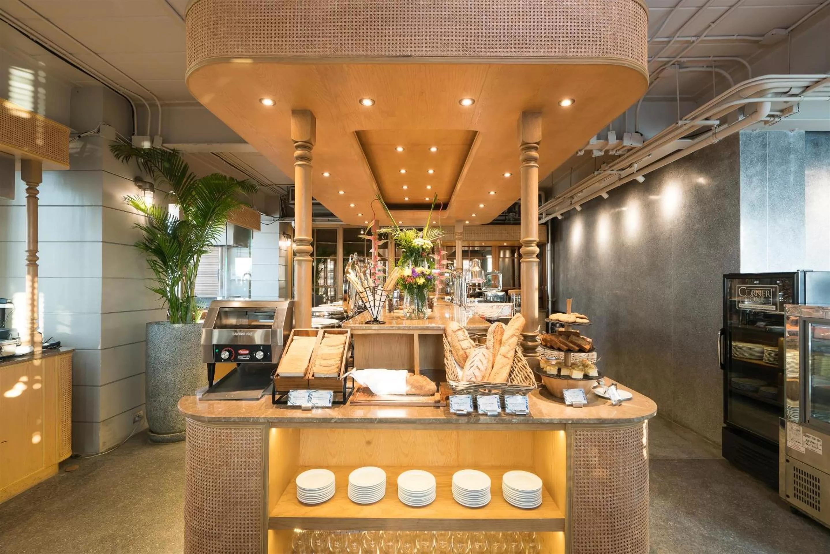 Buffet breakfast in Akara Hotel