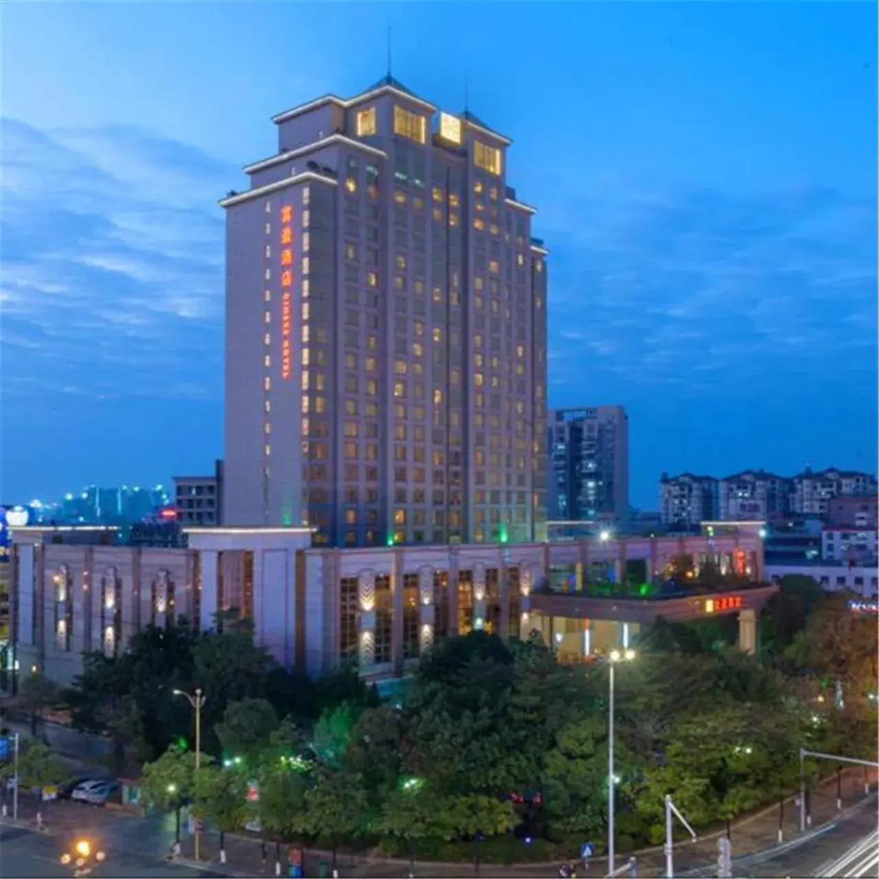 Bird's eye view in Cinese Hotel Dongguan Shijie