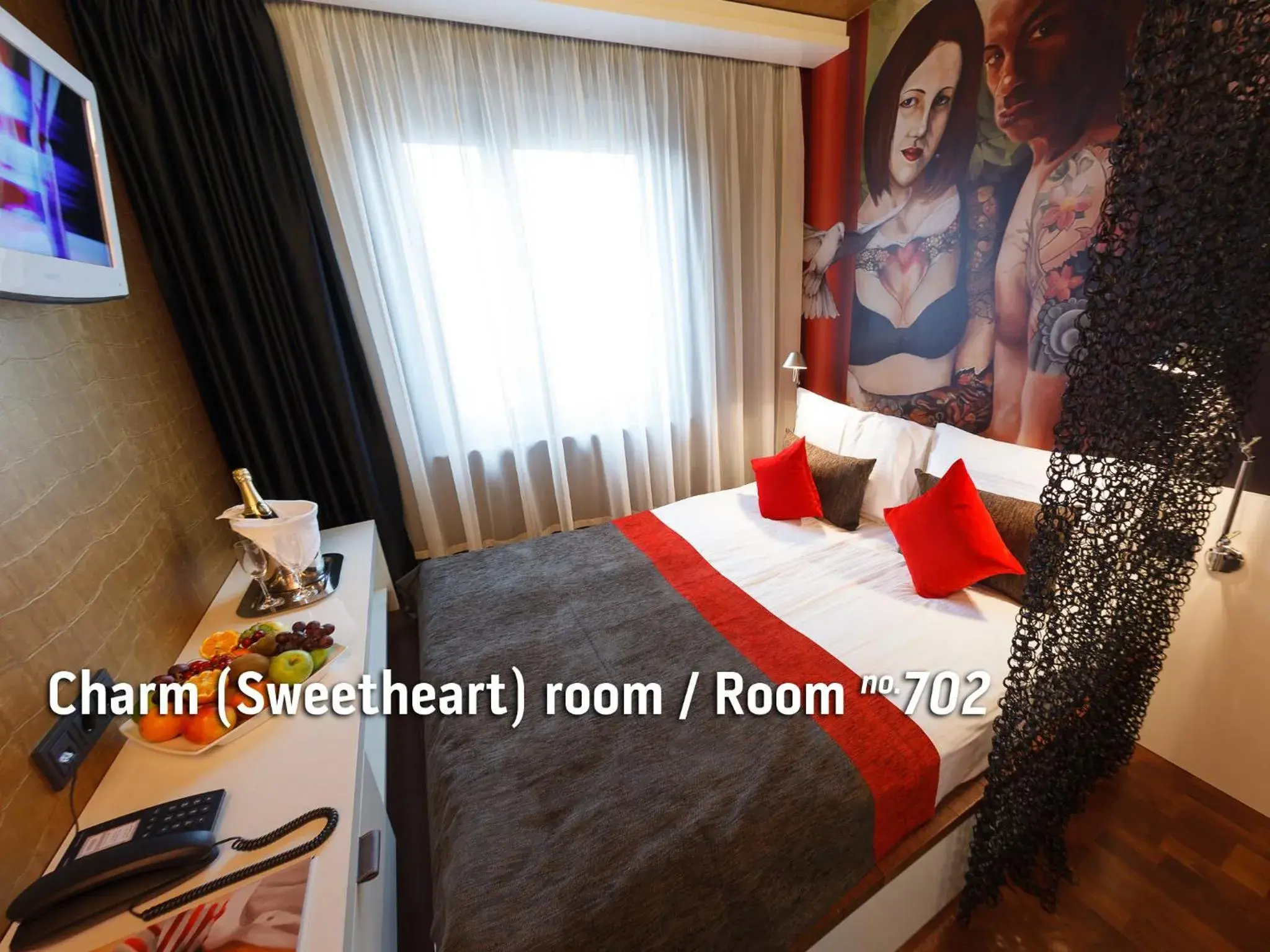 Photo of the whole room, Bed in Bohem Art Hotel