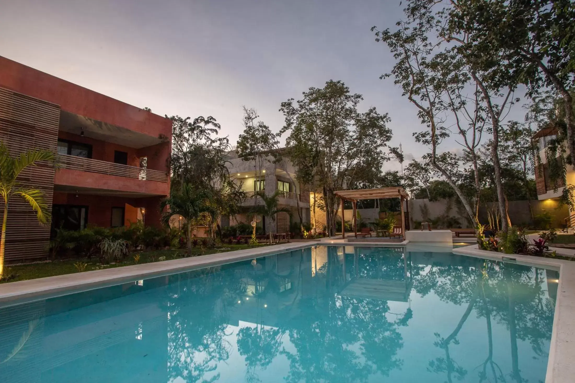 Property building, Swimming Pool in Hotel Panacea Tulum