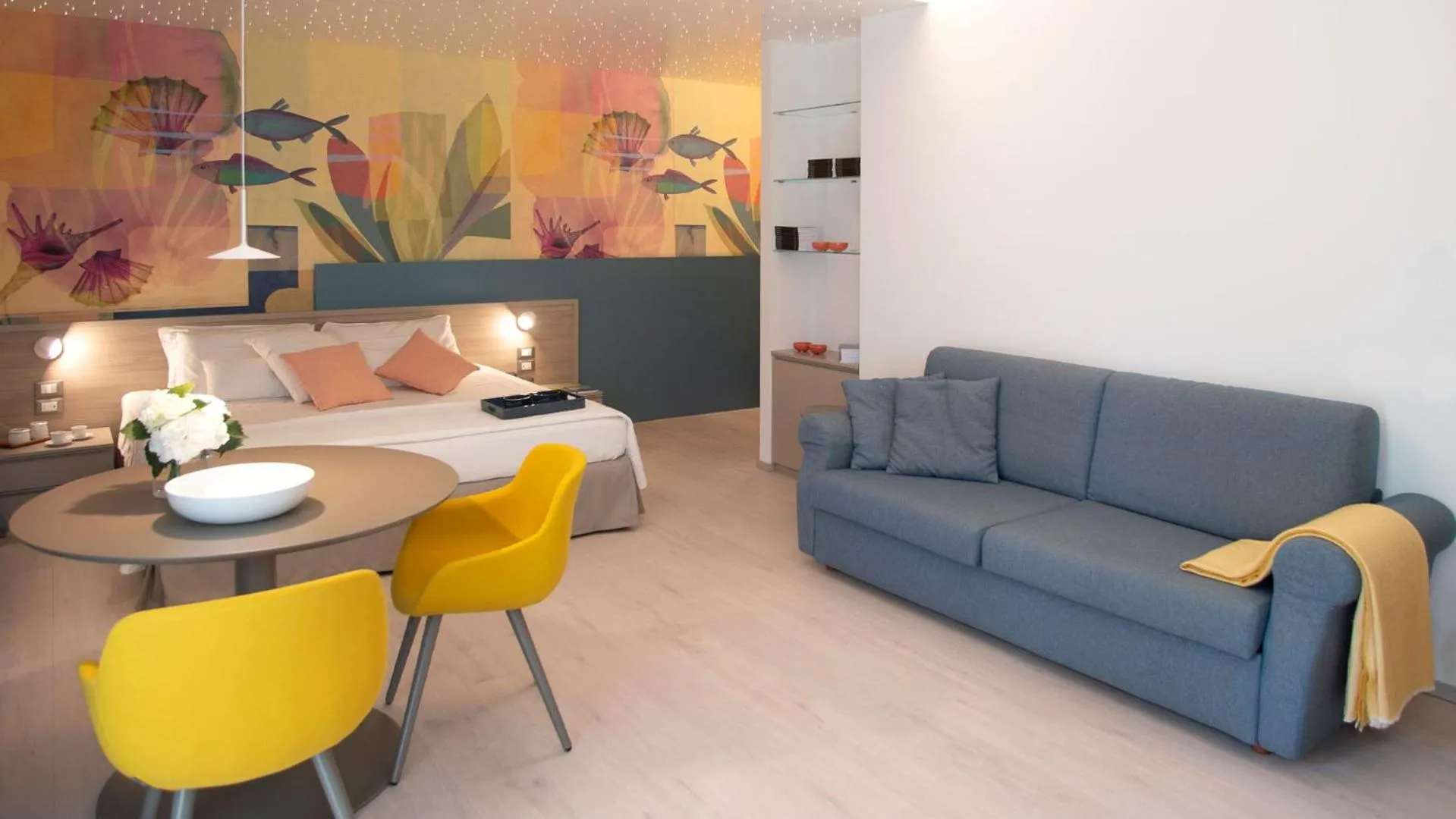 Bed in Hotel President