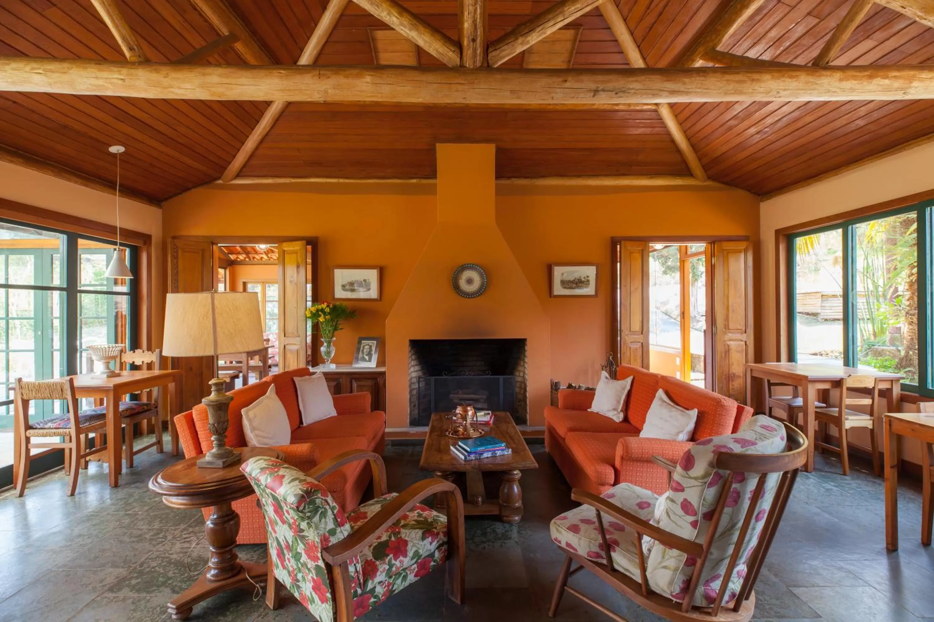 Living room in Pousada Mariza