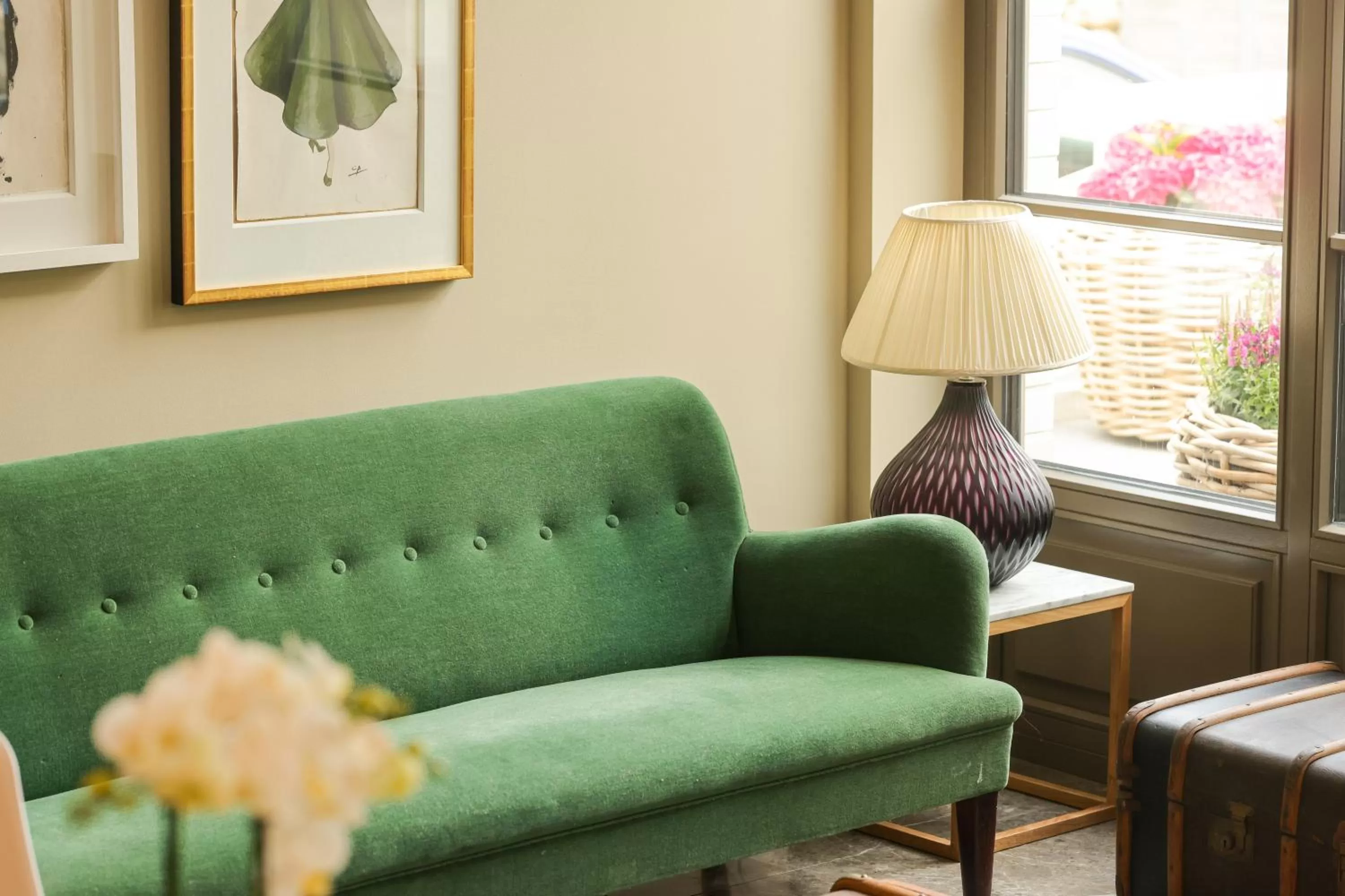 Decorative detail in Mimosa Hotel