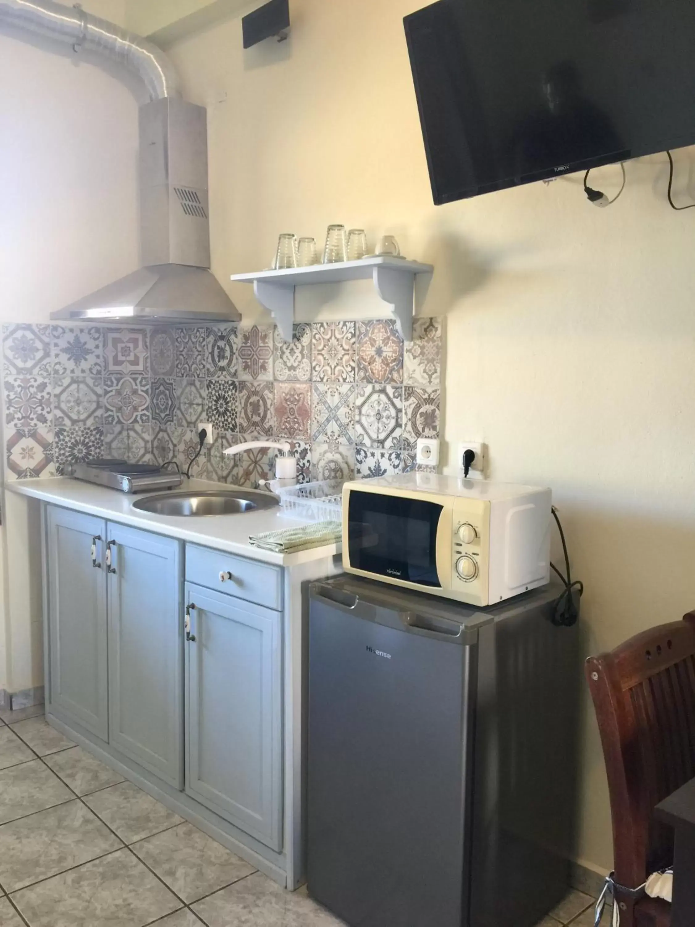 Kitchen/Kitchenette in happyWish Syros