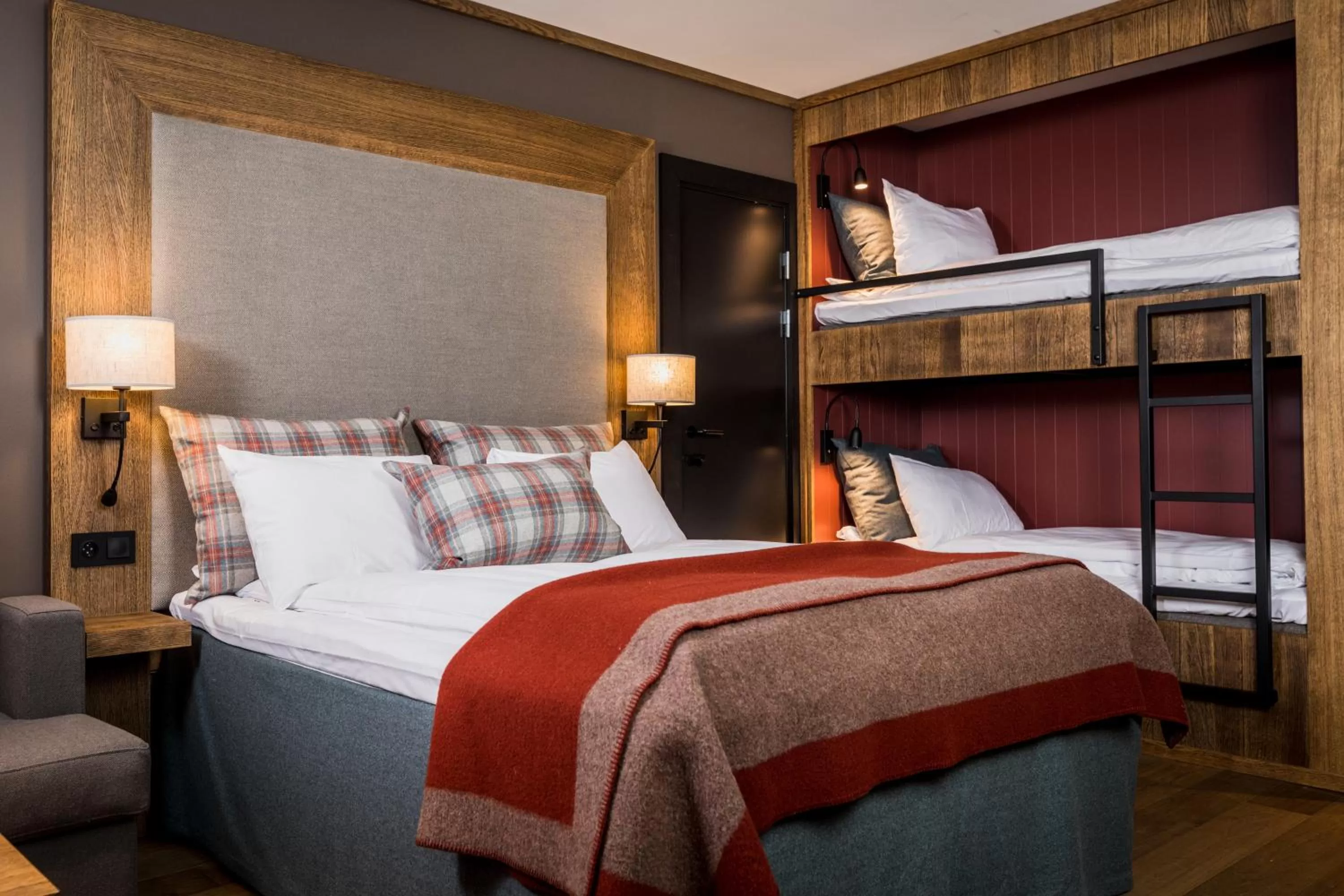 Bed in Vestlia Resort