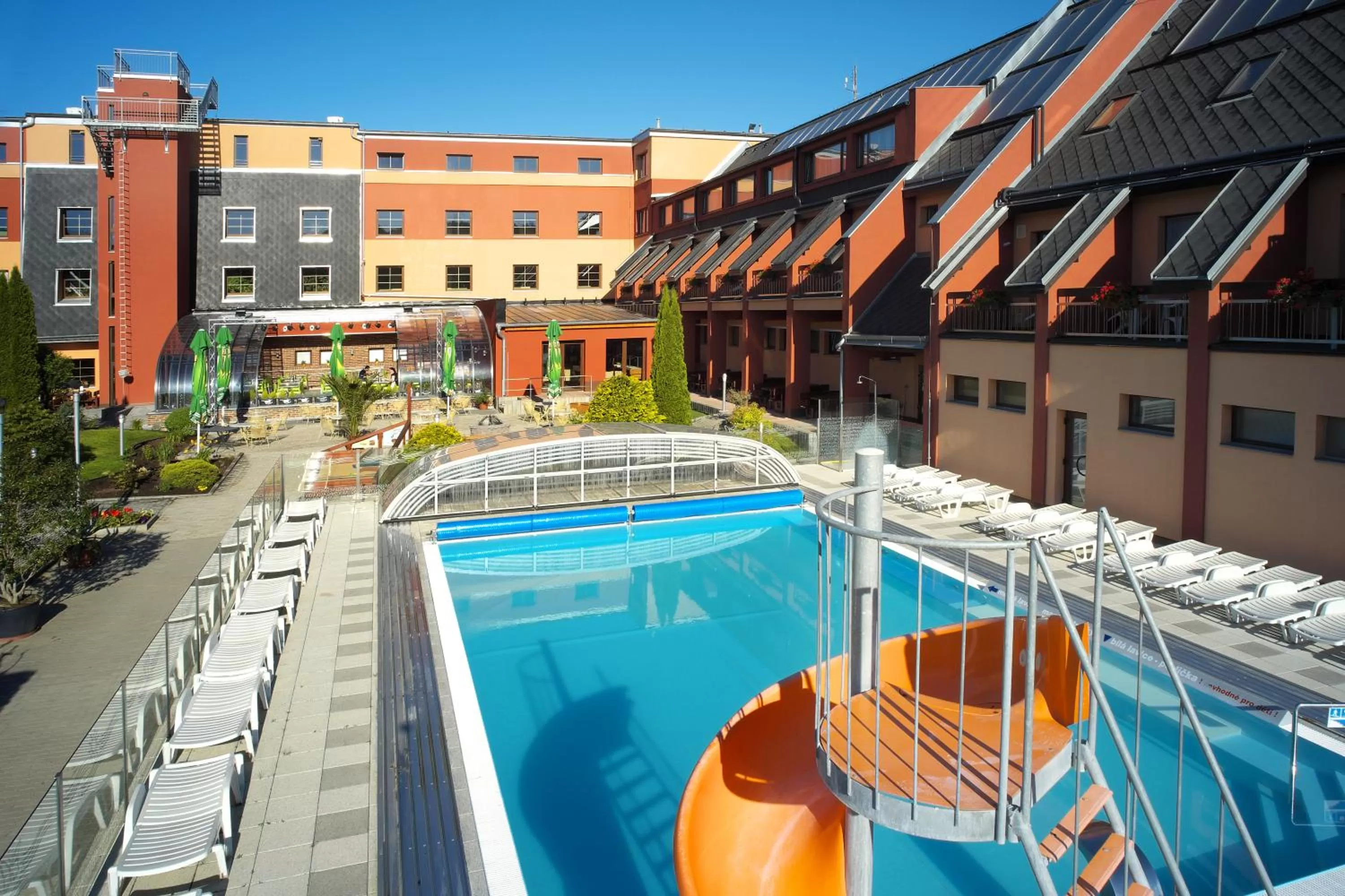 Swimming pool in OREA Resort Panorama Moravský kras