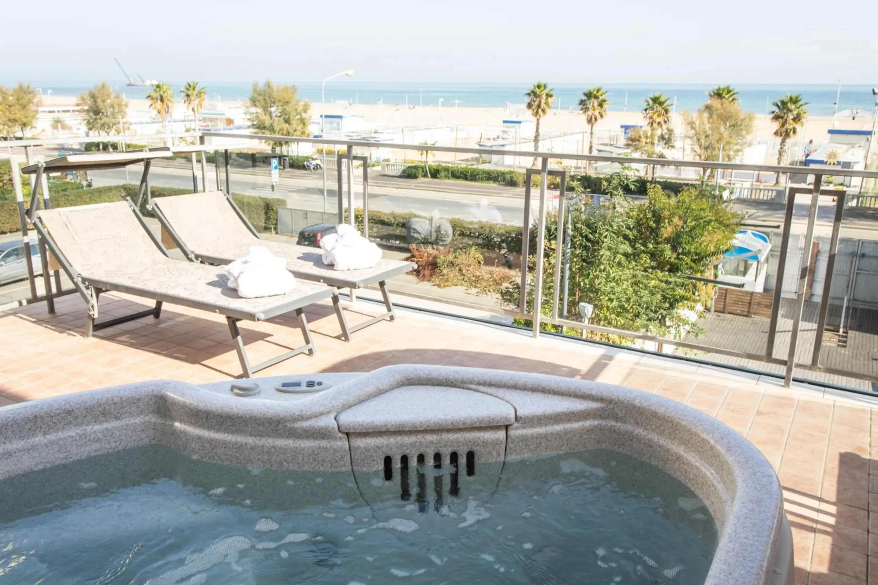 Decorative detail, Swimming Pool in Ferretti Beach Hotel