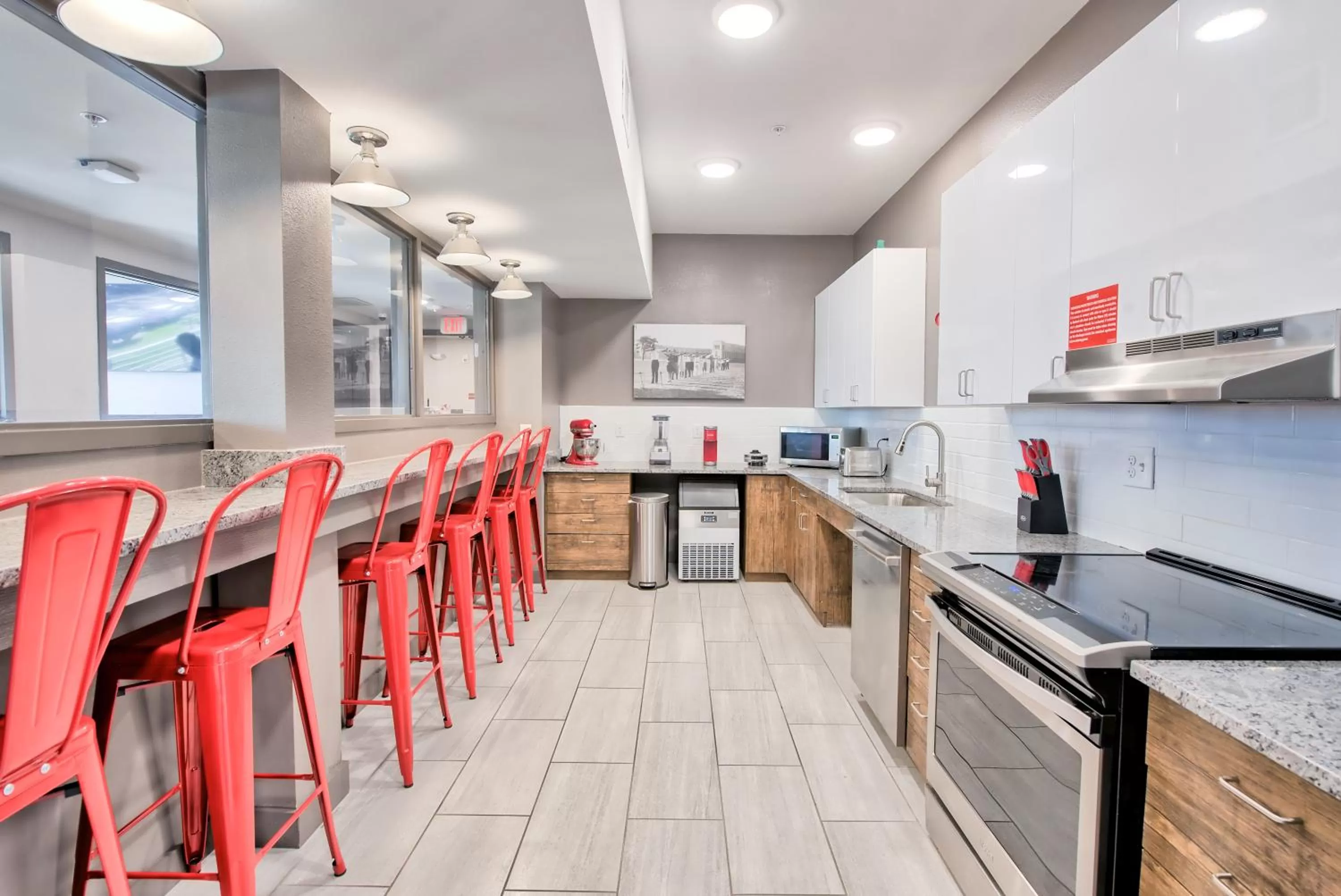 Communal kitchen in The Urban