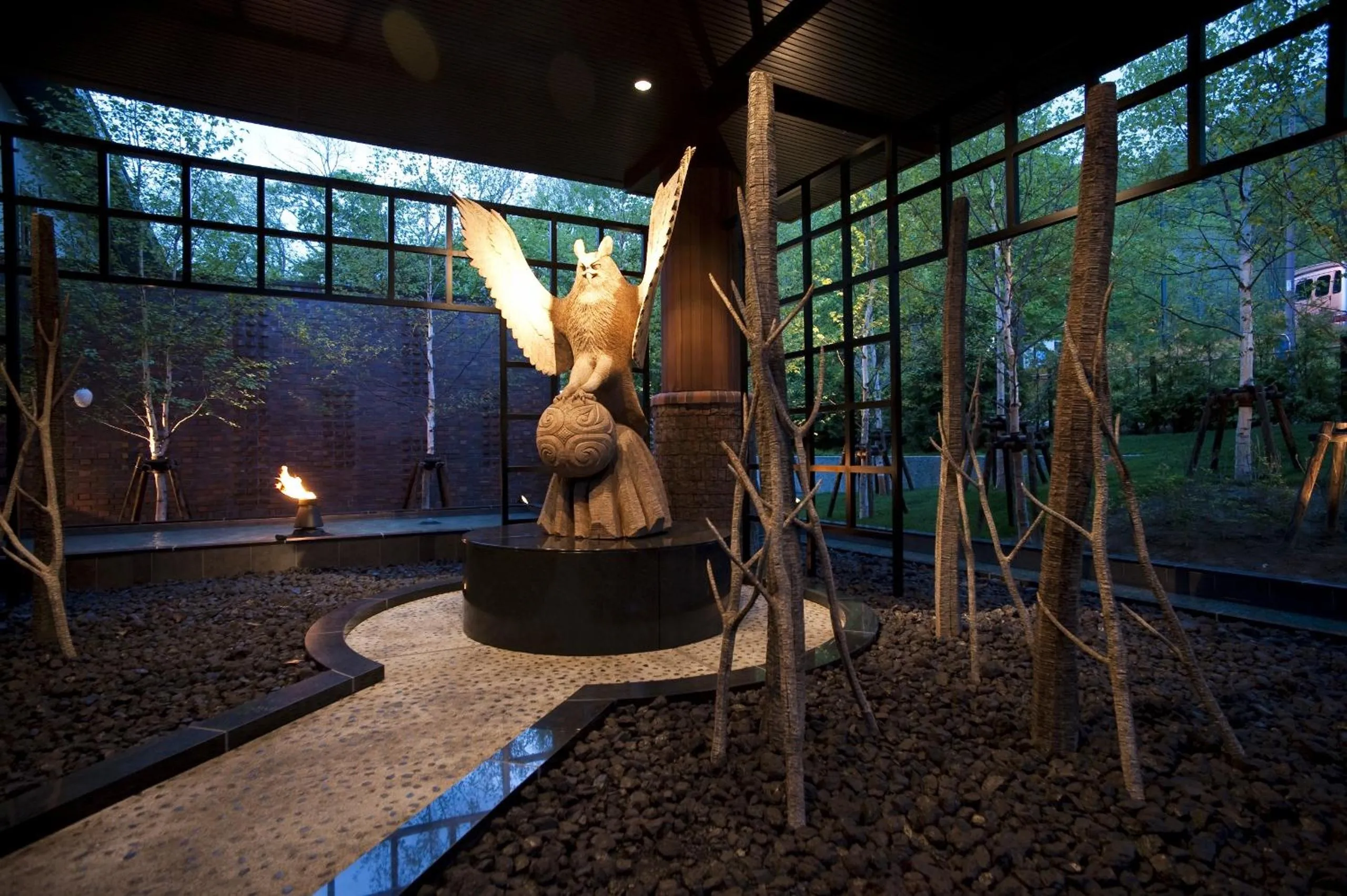 Decorative detail in Lake Shikotsu Tsuruga Resort Spa Mizu no Uta