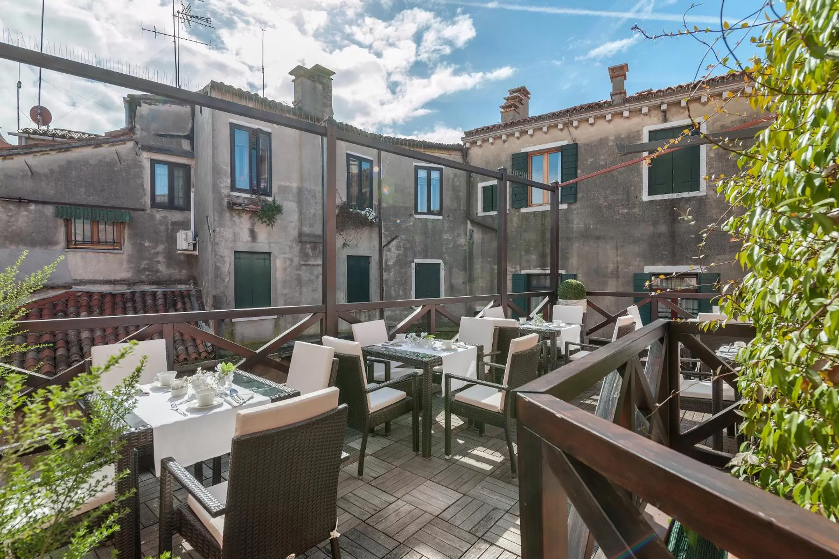 Balcony/Terrace in Hotel Ca' dei Conti